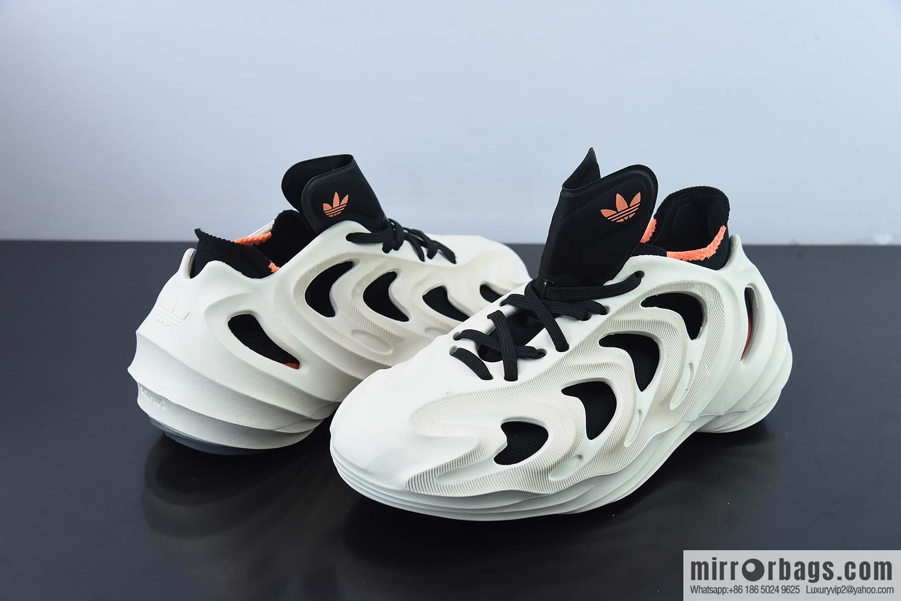 Adidas AdiFOM Q hollow white and black, Adi's new series of autumn and winter hole shoes HP6582818