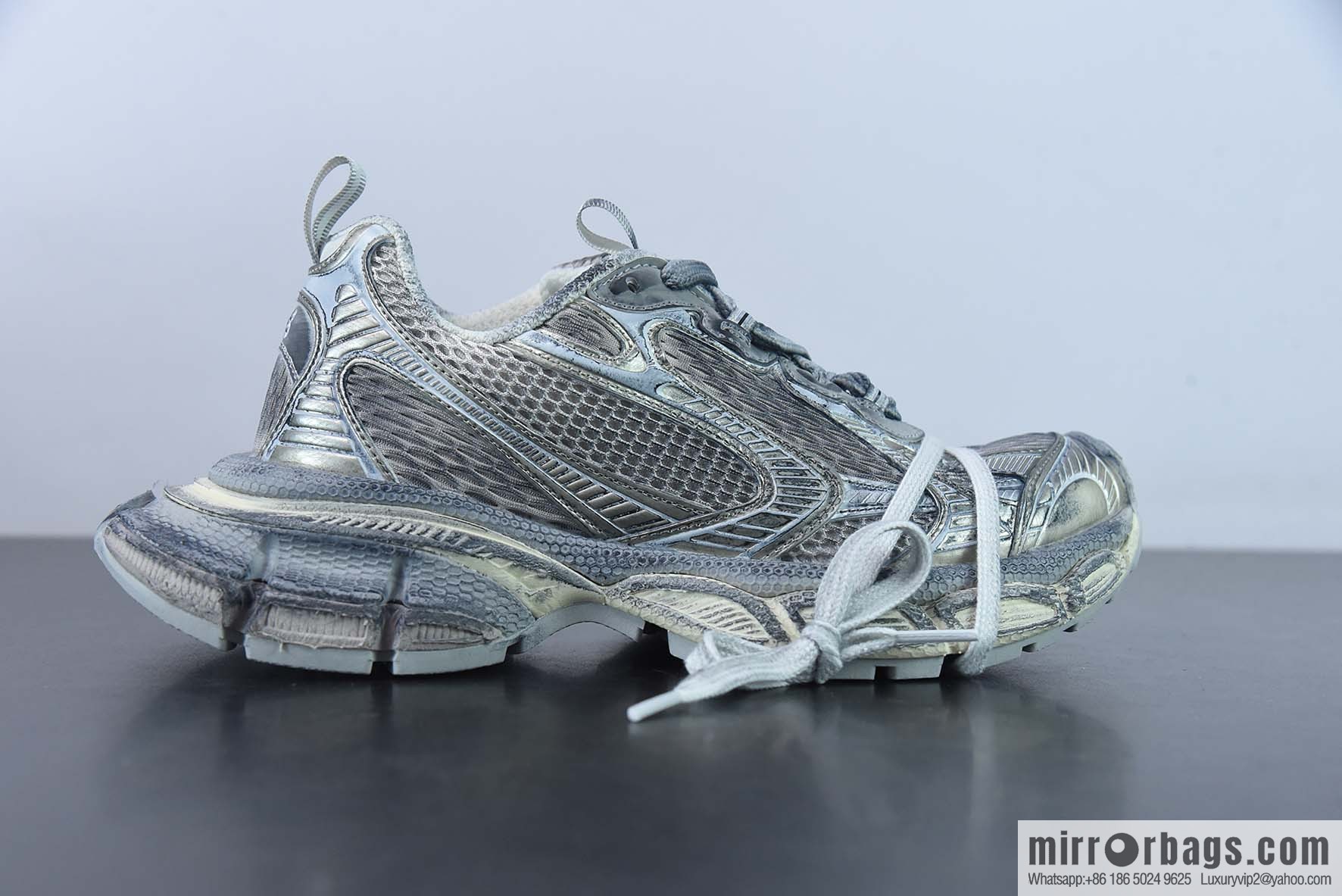 BALENCIAGA 3XL Sneakers Balenciaga 10th generation mesh lace-up low-top catwalk Vintage dad shoes