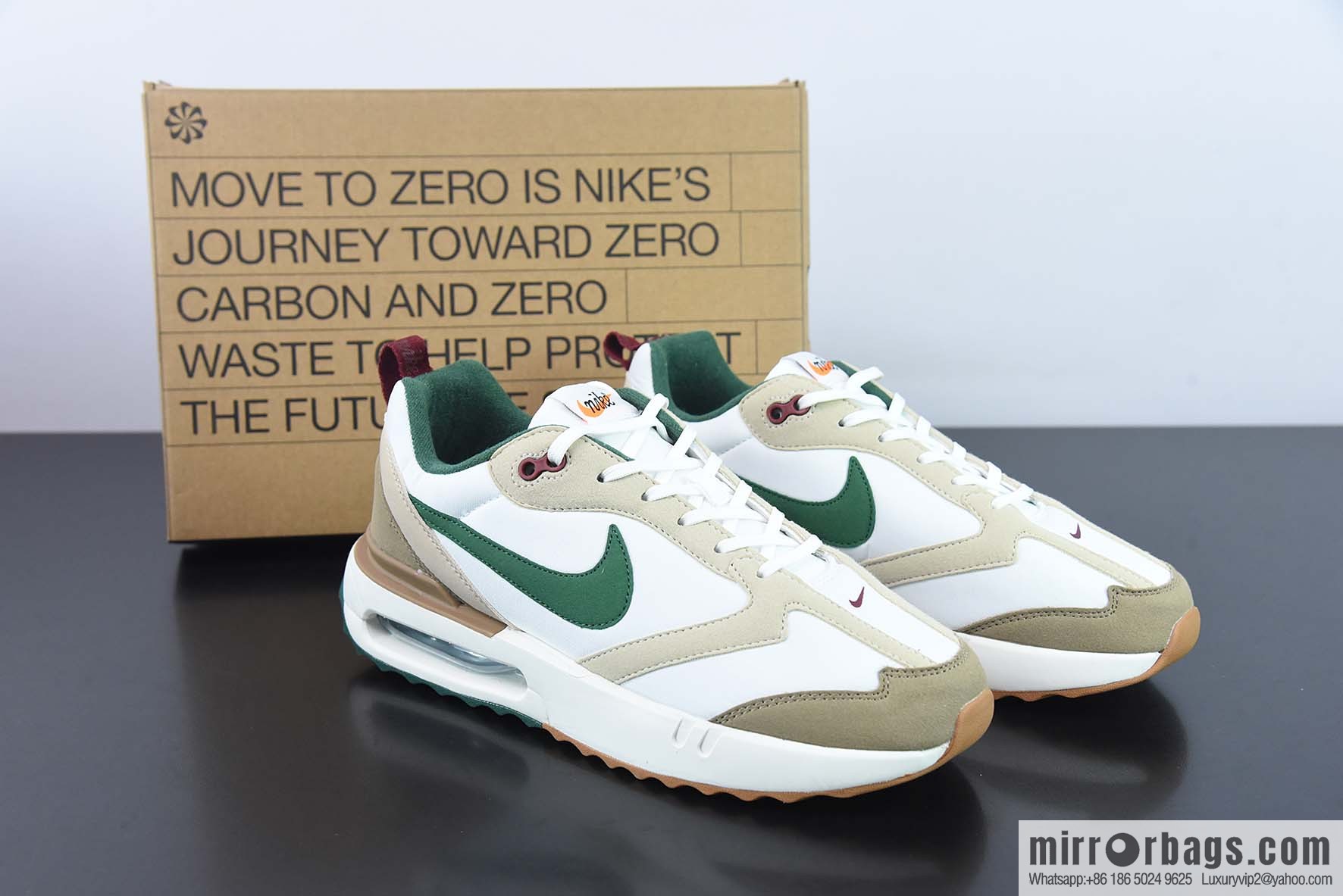 Nk Air Max DawnGreyWhite Dawn series low-top air unit versatile casual sports jogging shoes, item number: FB7158-131