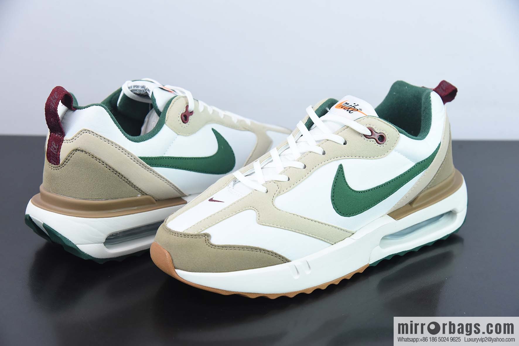 Nk Air Max DawnGreyWhite Dawn series low-top air unit versatile casual sports jogging shoes, item number: FB7158-131