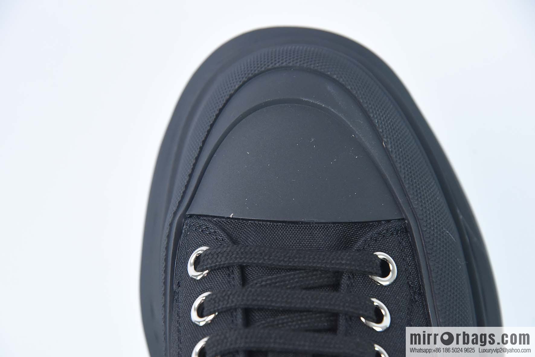 Alexander McQueen/Alexander McQueen muffin shoes platform heightening canvas shoes