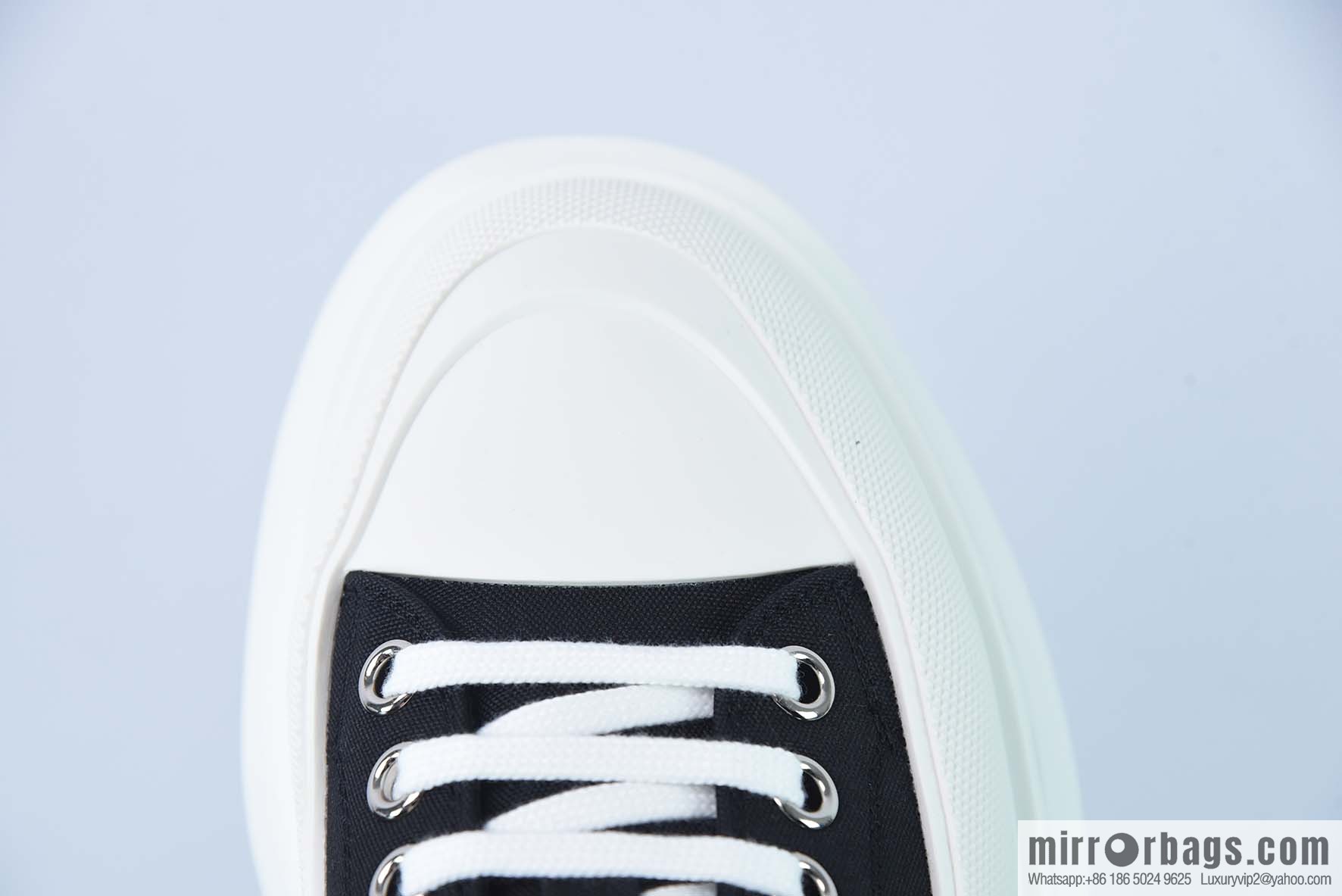 Alexander McQueen/Alexander McQueen muffin shoes platform heightening canvas shoes