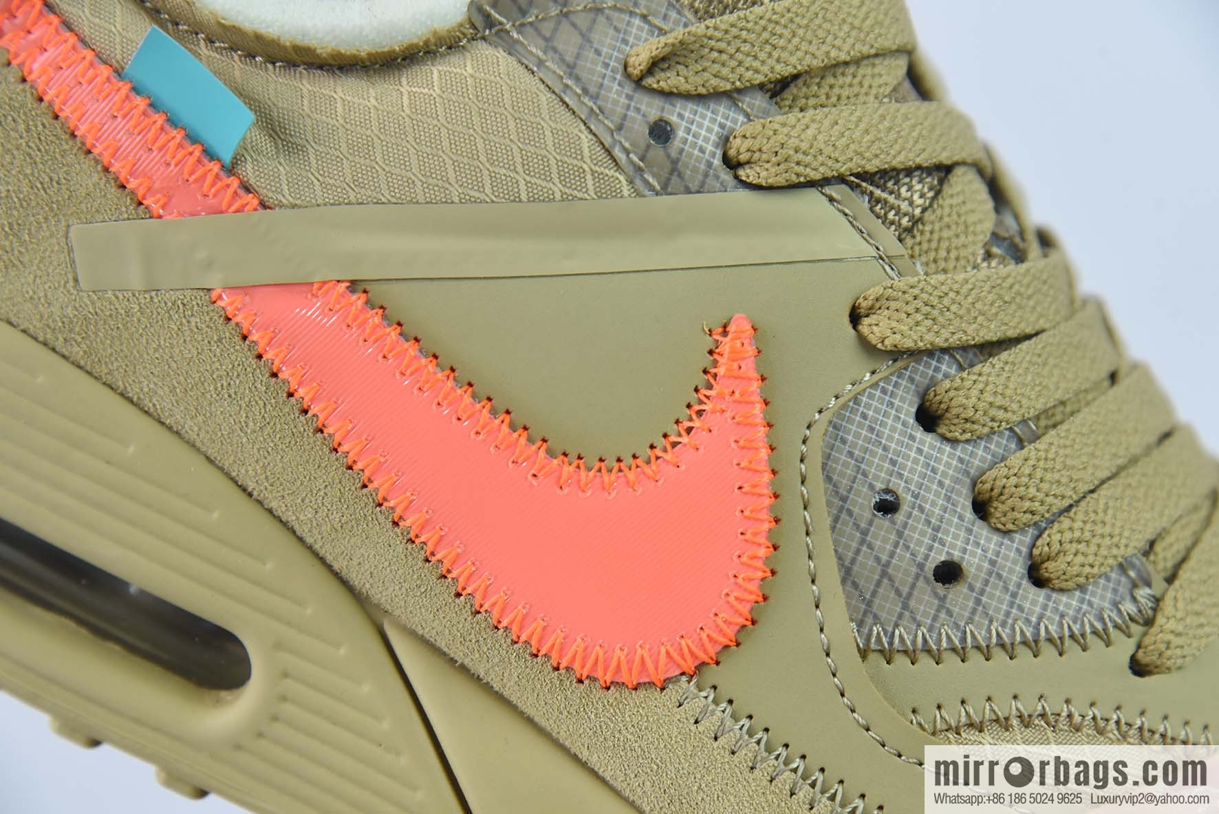 Off-White X Nike Air MAX90 GPX Joint Desert Yellow Men's sneakers Part Number: AA7293 200