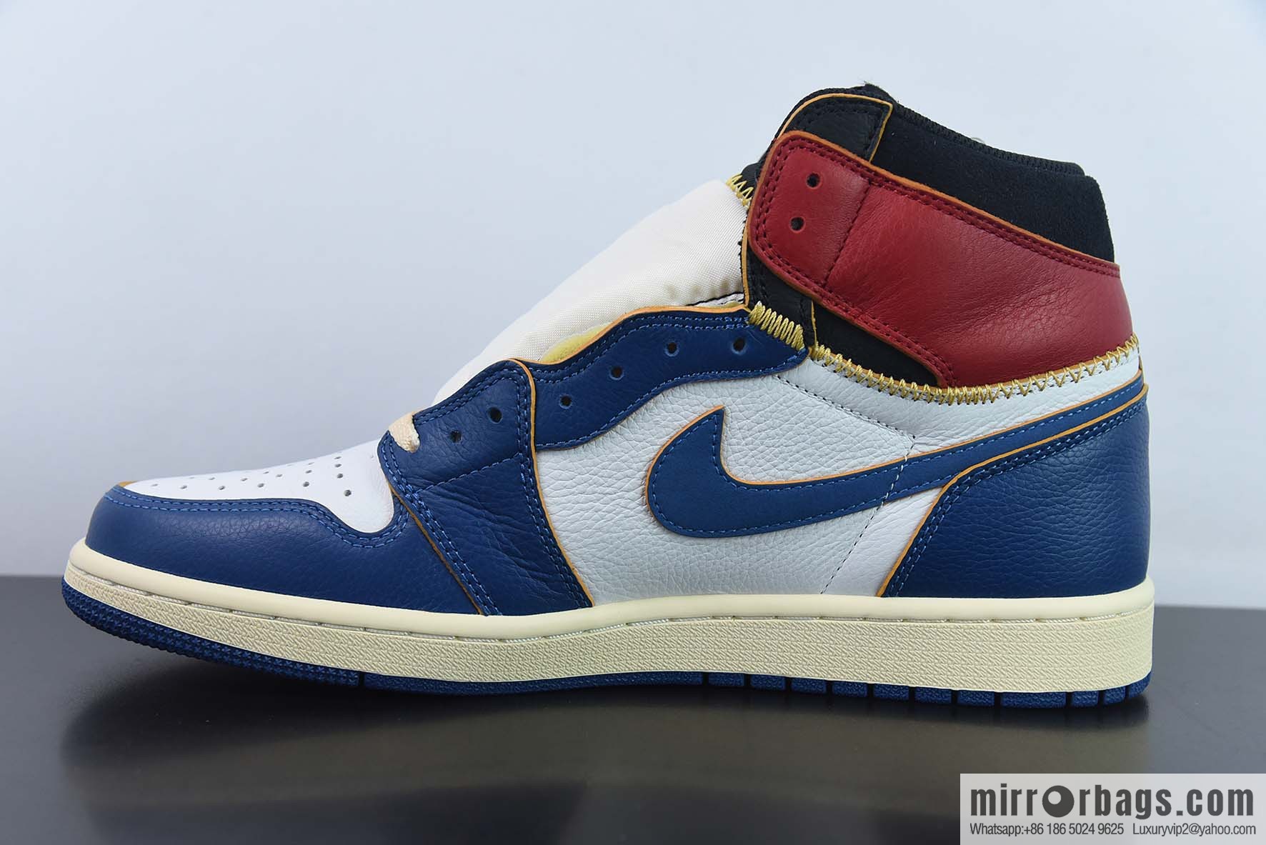 Air Jordan 1 Retro High Og Nrg joint blue patchwork high-top shoes, item number BV1300-146