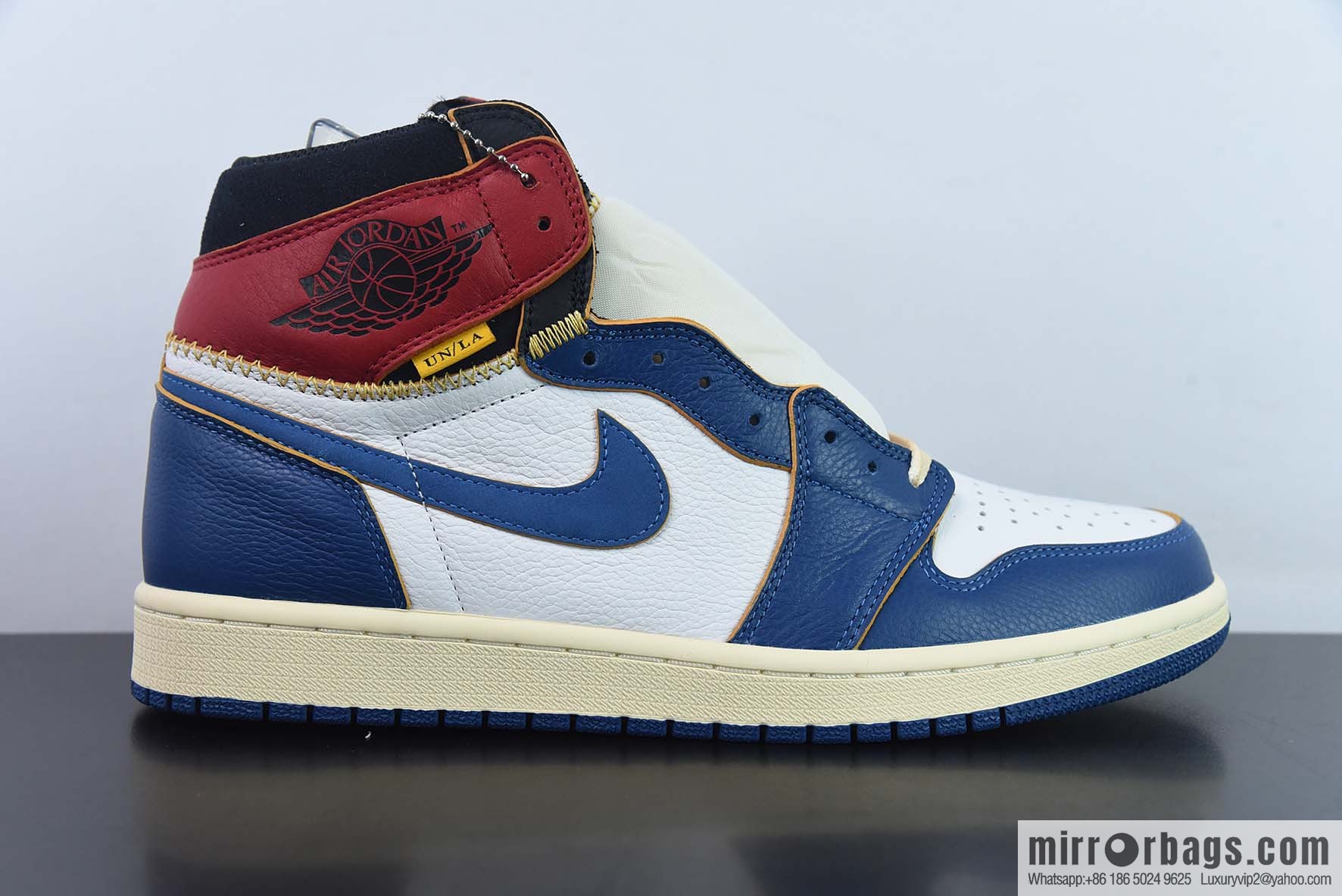Air Jordan 1 Retro High Og Nrg joint blue patchwork high-top shoes, item number BV1300-146