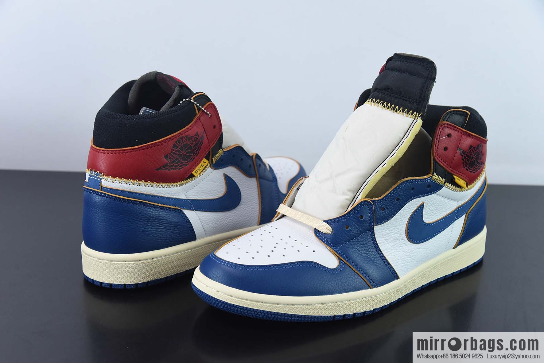 Air Jordan 1 Retro High Og Nrg joint blue patchwork high-top shoes, item number BV1300-146