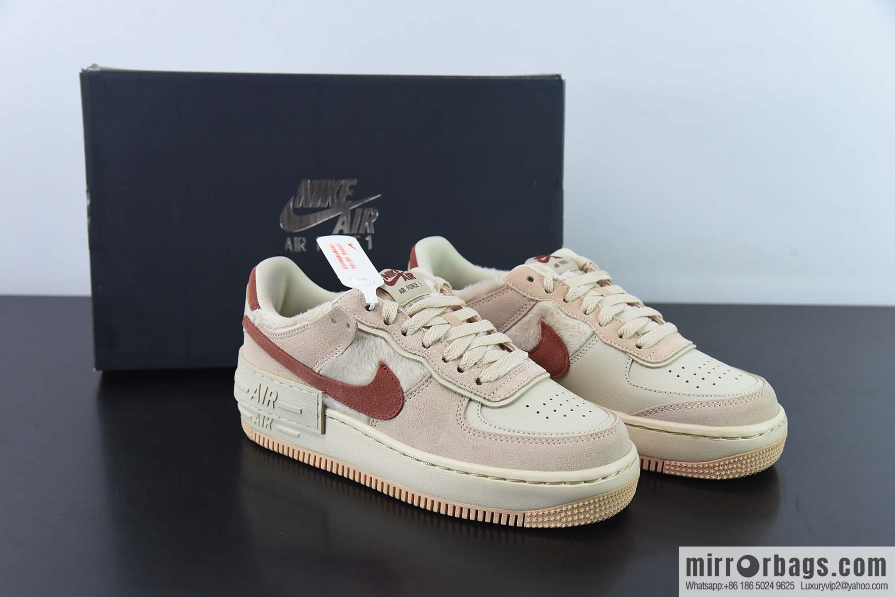 Nk Air Force 1 Shadow Air Force One lightweight heightening low-top versatile board shoes, item number: DZ4705-200