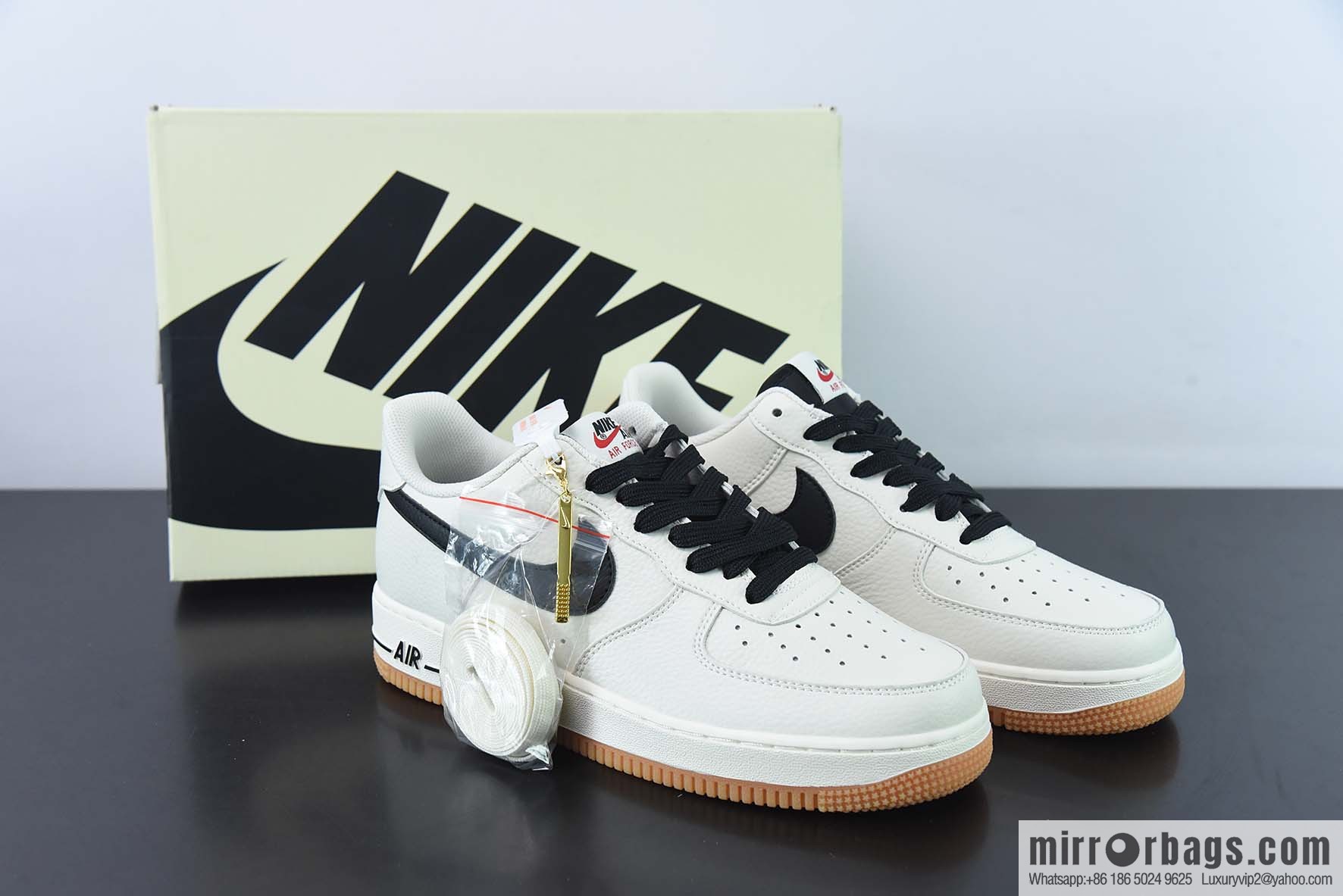 Nk Air Force 1 '07 Low Cream Black, Air Force One Low Top Casual Board Shoes, Item Number: ML2022-116