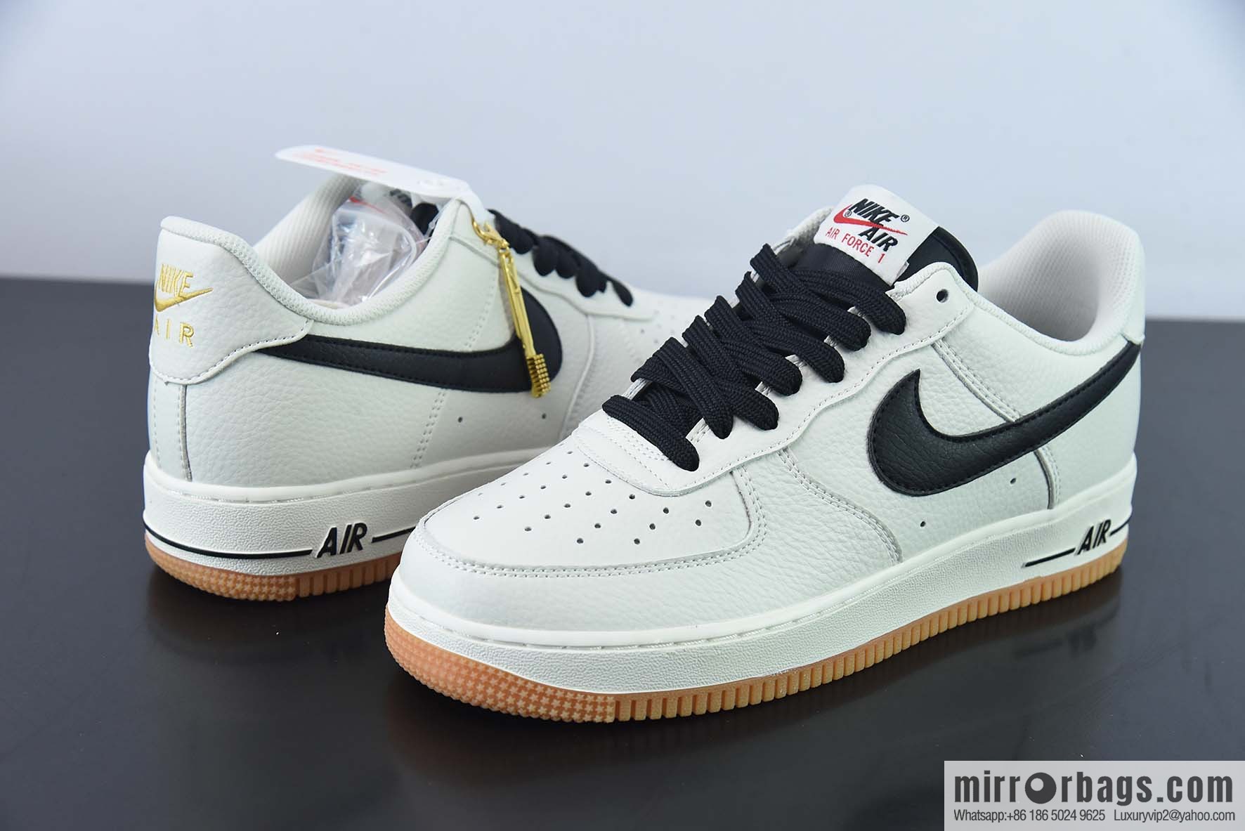 Nk Air Force 1 '07 Low Cream Black, Air Force One Low Top Casual Board Shoes, Item Number: ML2022-116