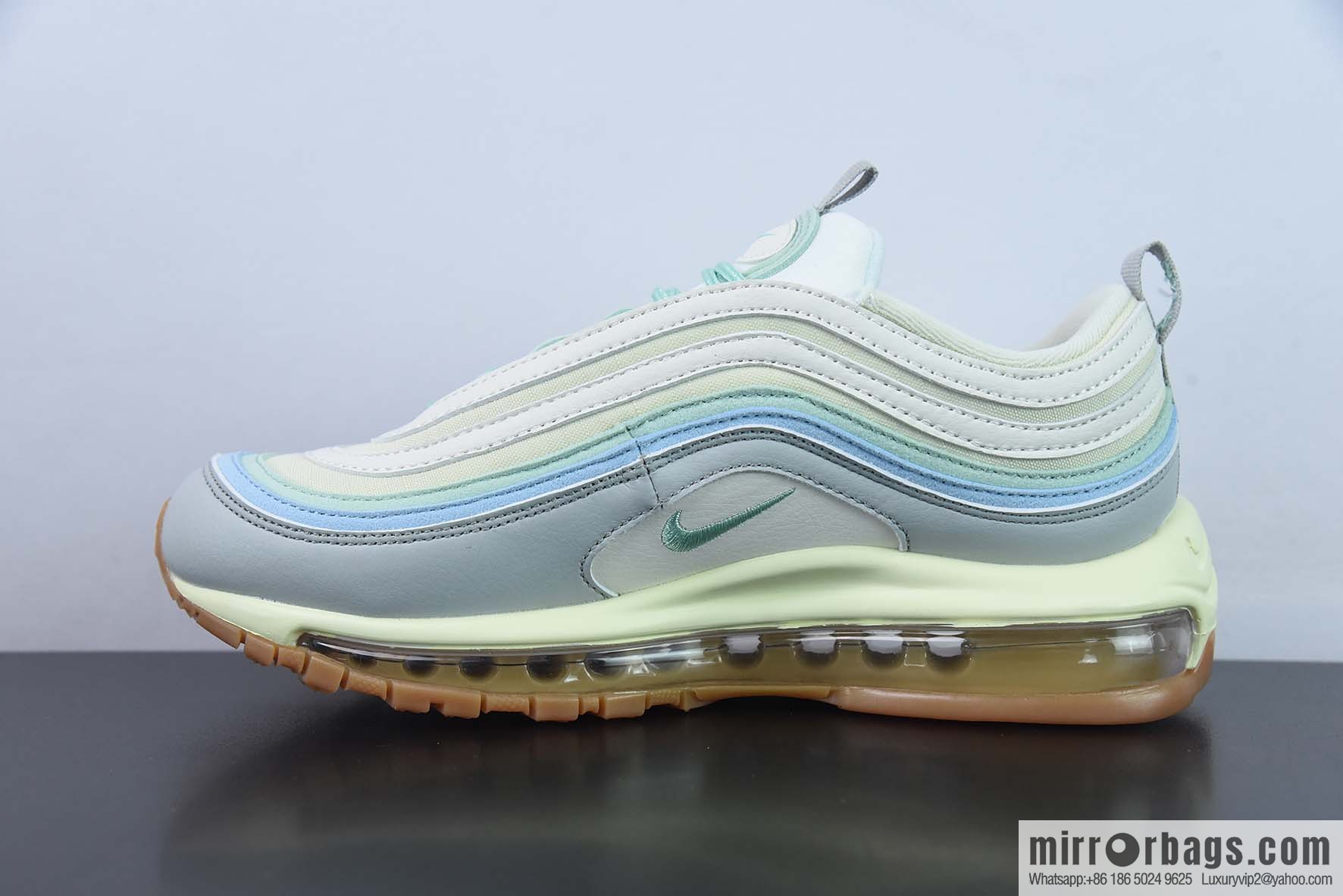 NK Air Max 97 gray-green women's sports running shoes, official item number: DX5766 131