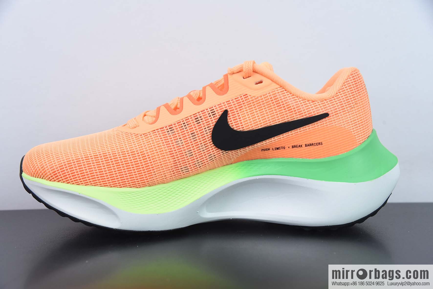 Nike Zoom Fly 5 marathon 5.0 summer sneakers/black orange orange green