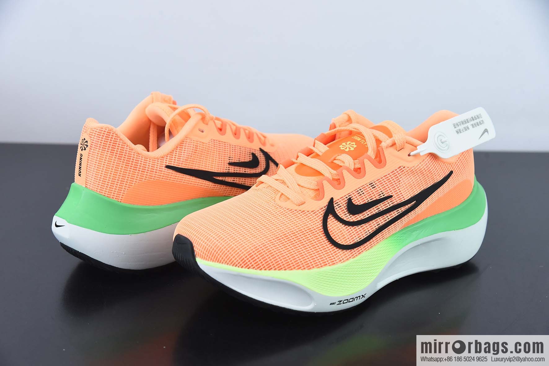 Nike Zoom Fly 5 marathon 5.0 summer sneakers/black orange orange green