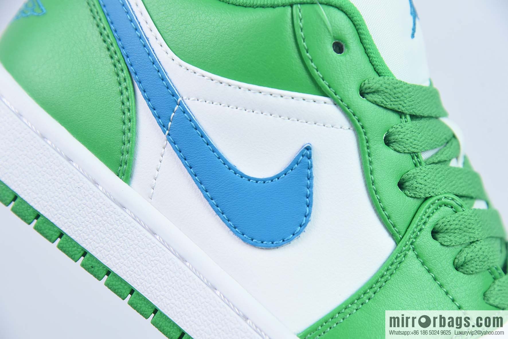 Air Jordan 1 Low AJ1 lucky blue-green, low-top Vintage basketball shoes item number: DC0774-304