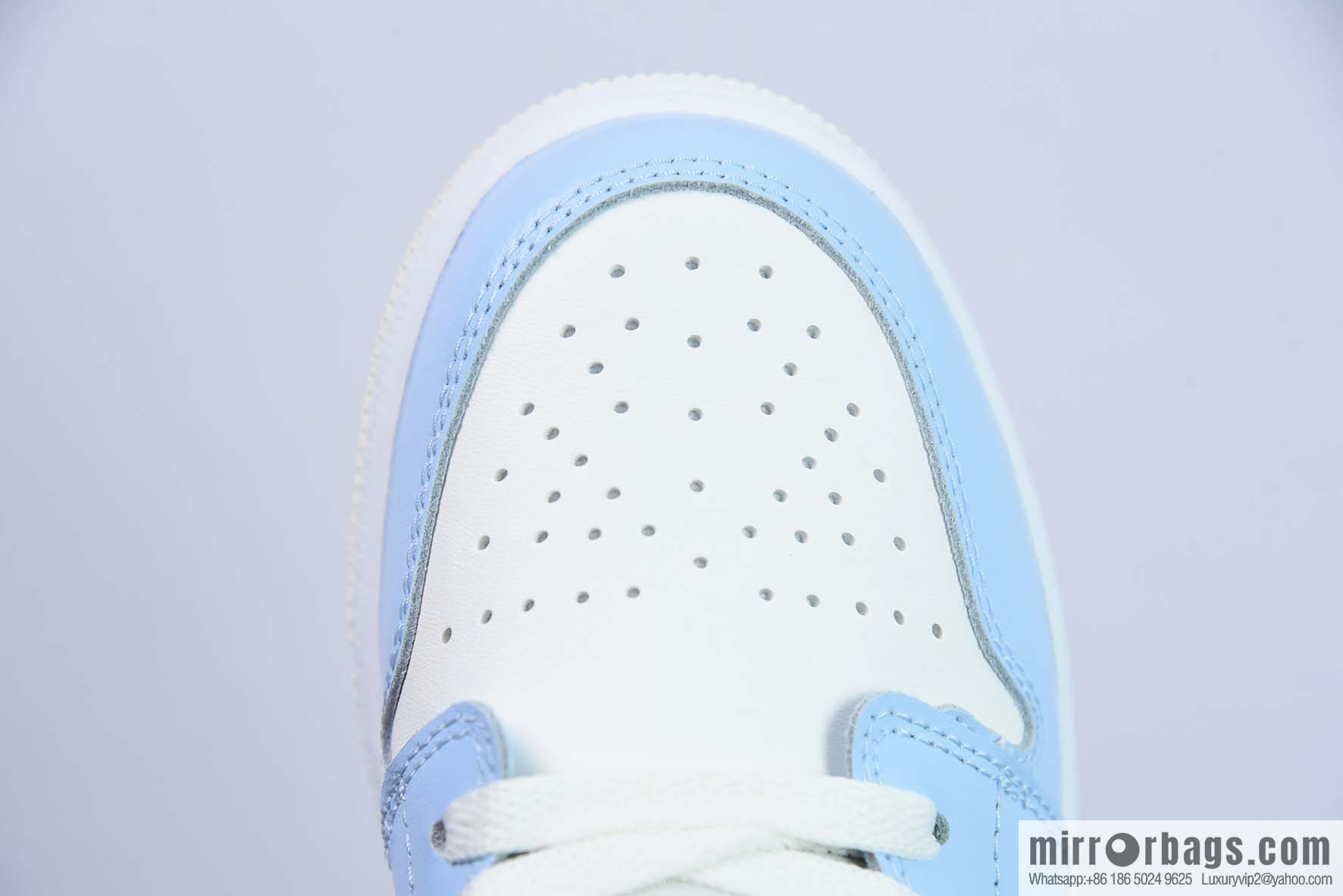 Air Jordan 1 Low GS Ice Blue AJ1 White Black Blue, item number 554723-401
