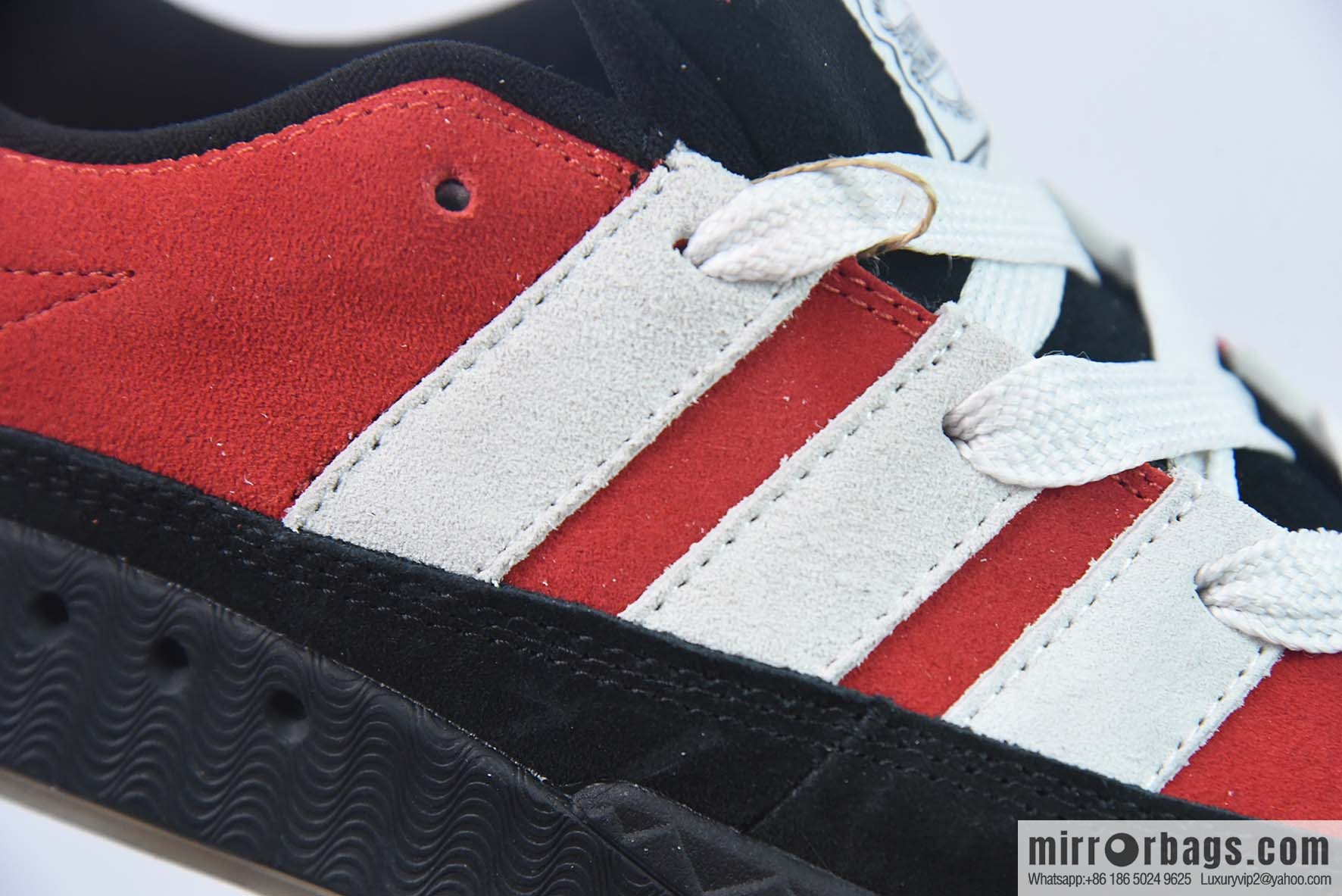 AD Adimatic Low Matic series low-top, black and red Vintage shark bread shoes sports and leisure skateboard shoes, item number: GY2903