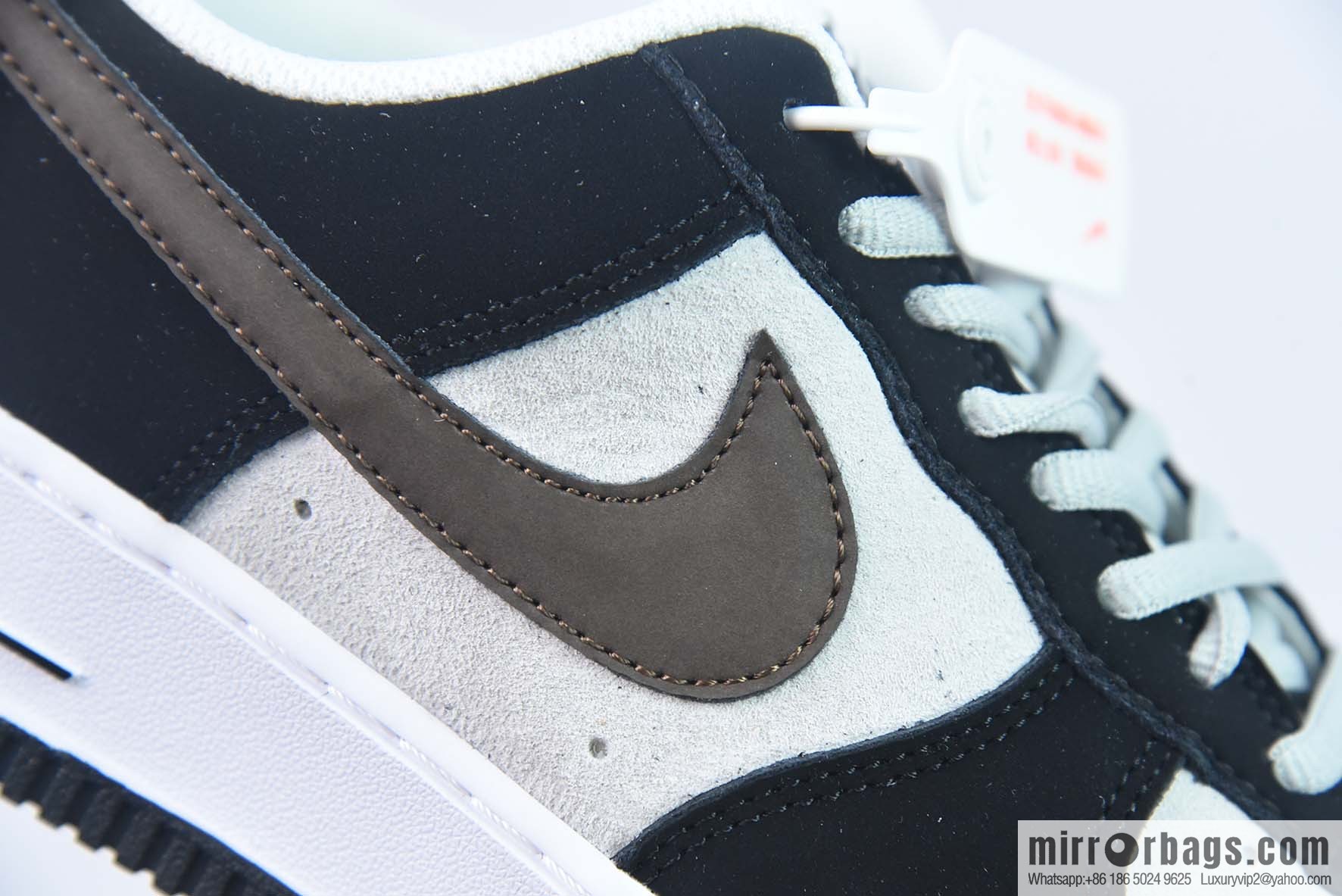 Nk Air Force 1 '07 Low Gray Black Brown Suede, Air Force One Low Top Sports and Leisure Board Shoes, Item Number: HH3612-633