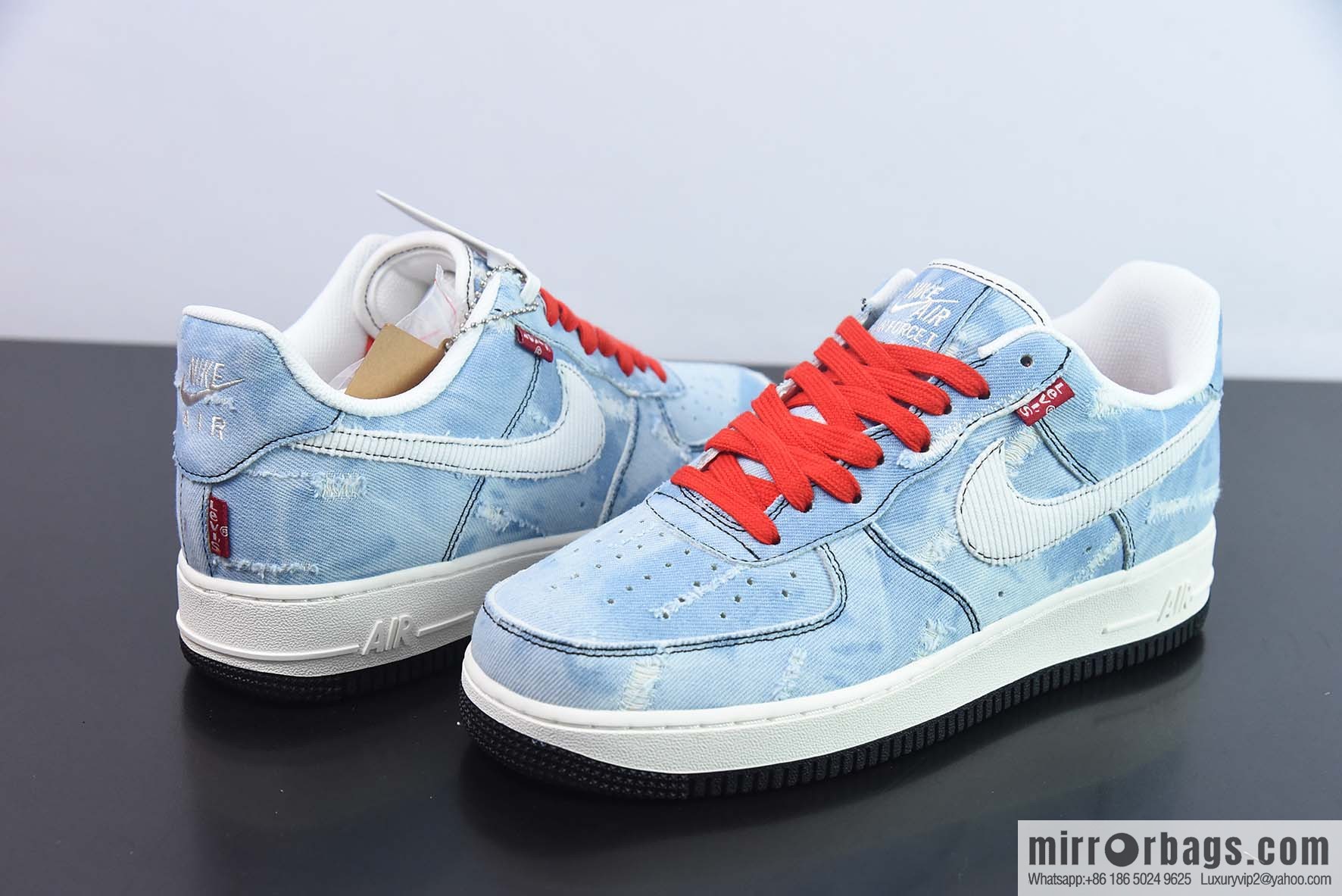 Nk Air Force 1 Low Levi's joint name, denim Air Force One low-top casual board shoes, item number: LE5050-012