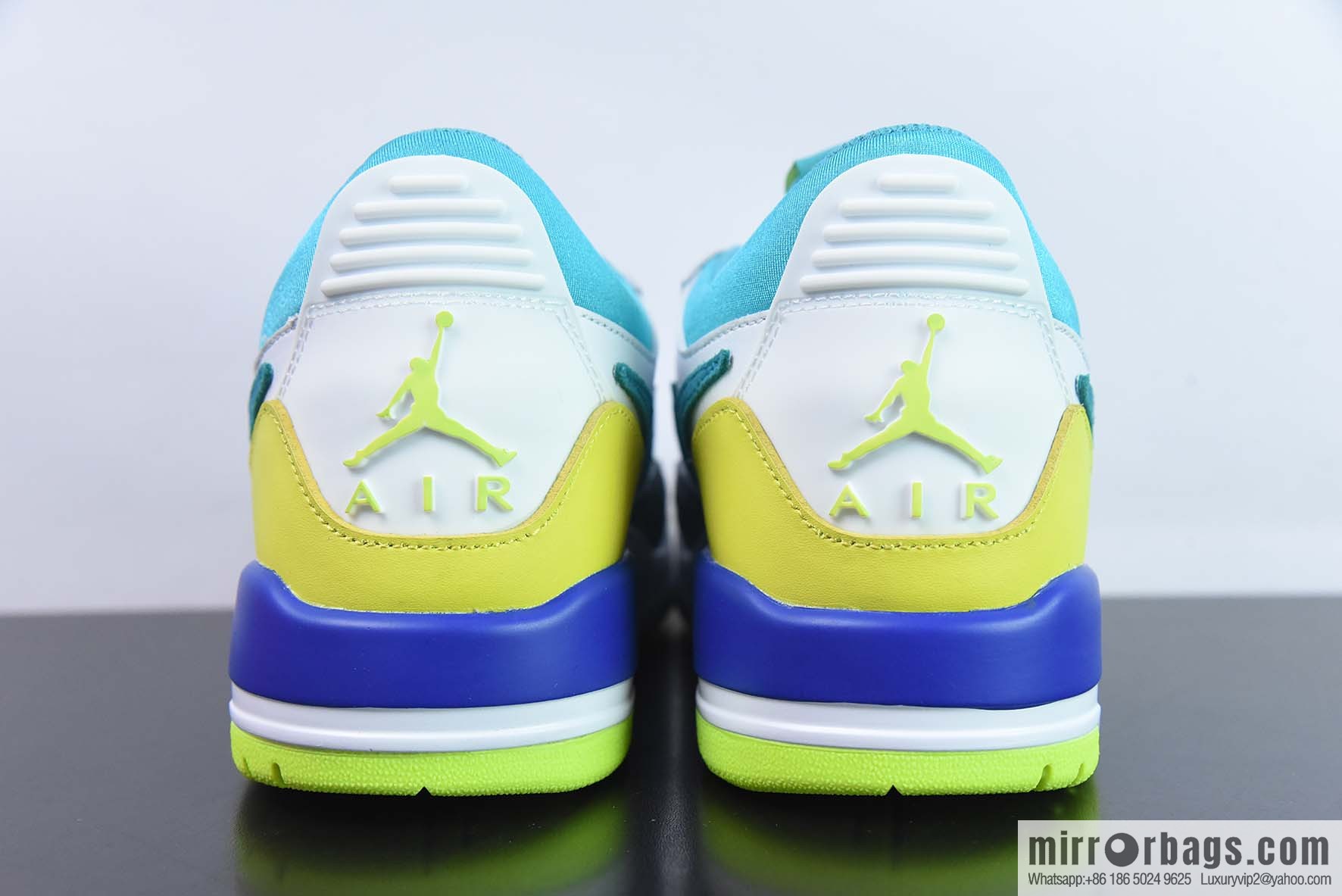 Air Jordan Legacy312Low AJ312 white green blue, low-top men's basketball shoes item number: CD7069-10