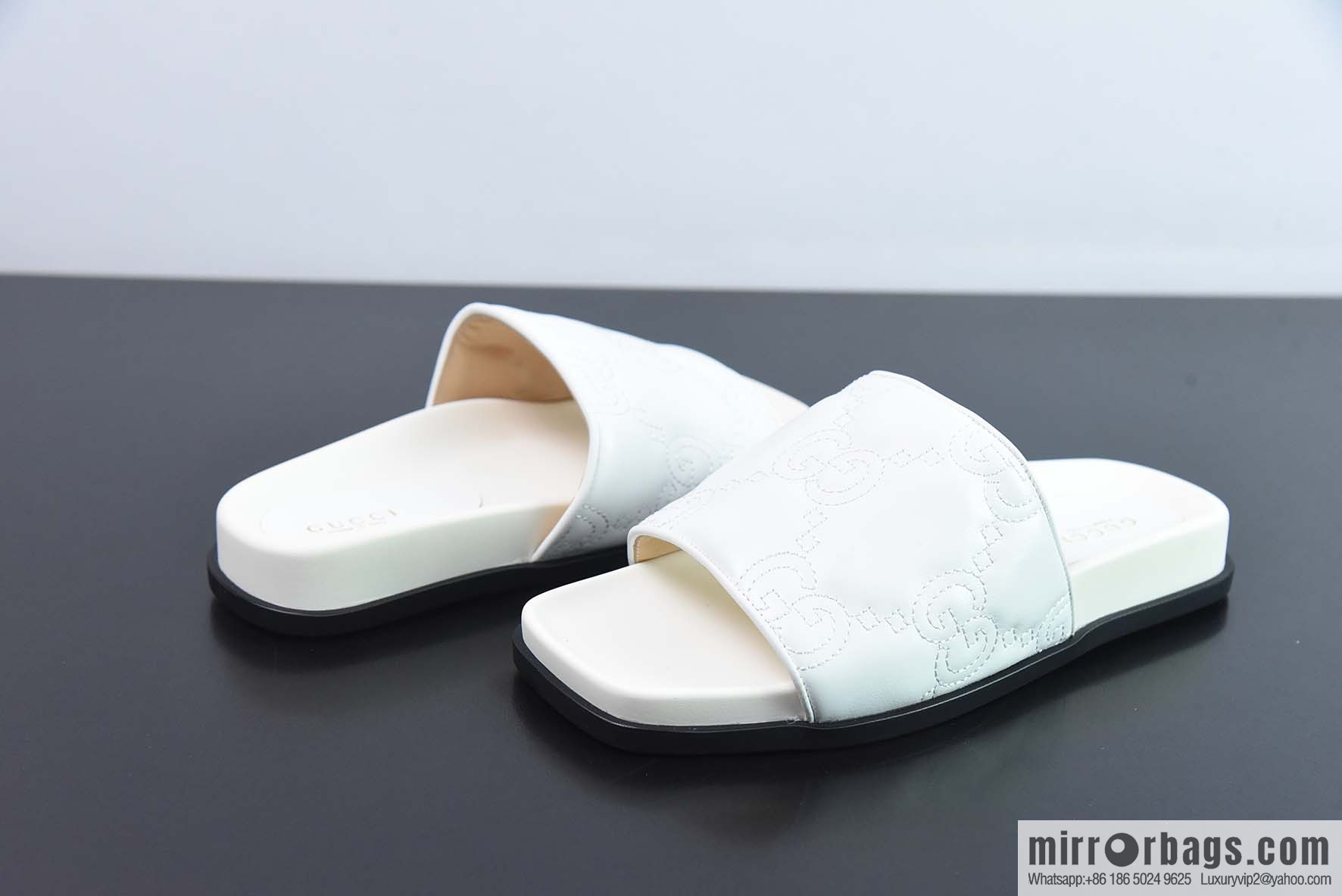 Gucci Gucci imported mixed sheepskin spring and summer sandals series