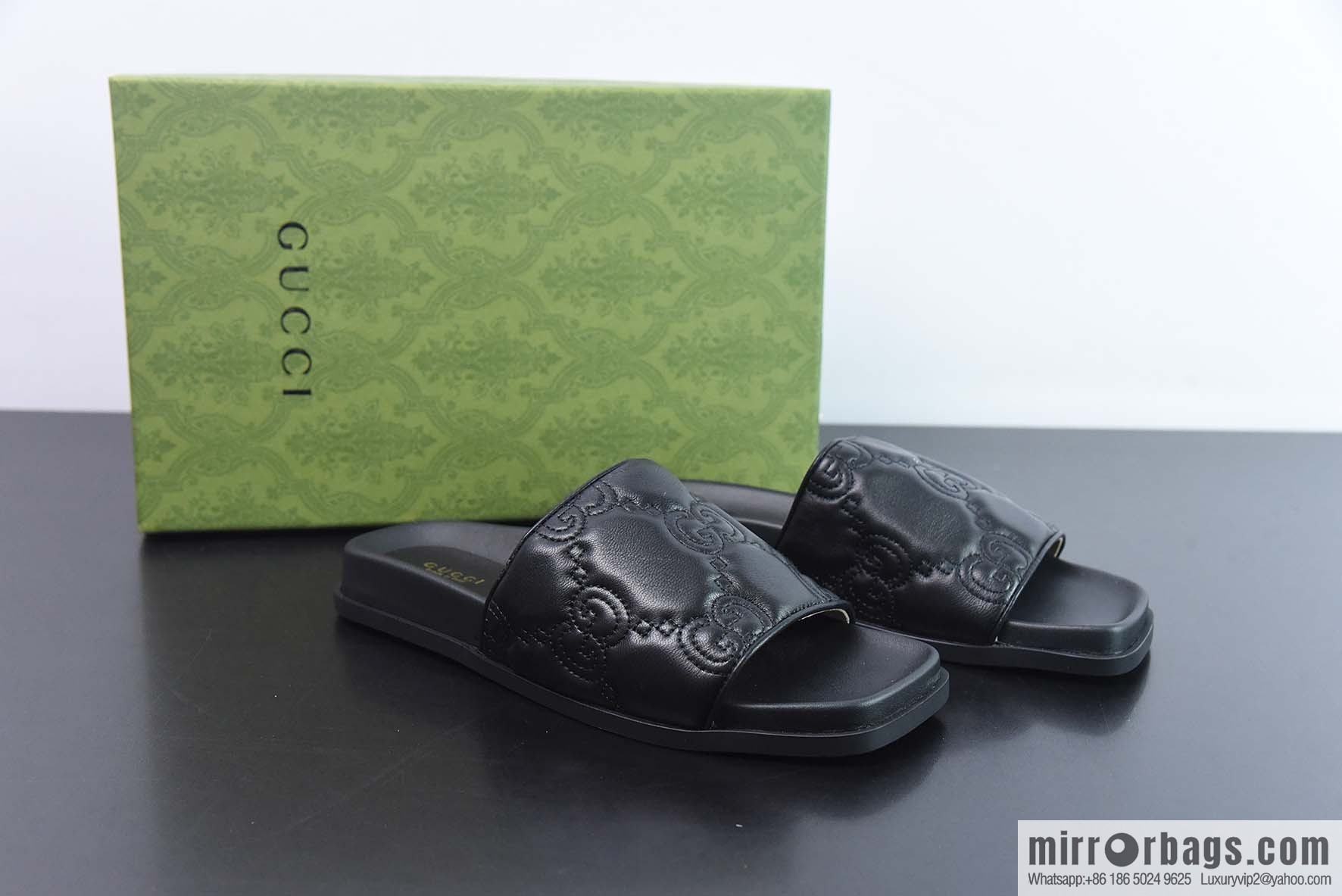 Gucci Gucci imported mixed sheepskin spring and summer sandals series