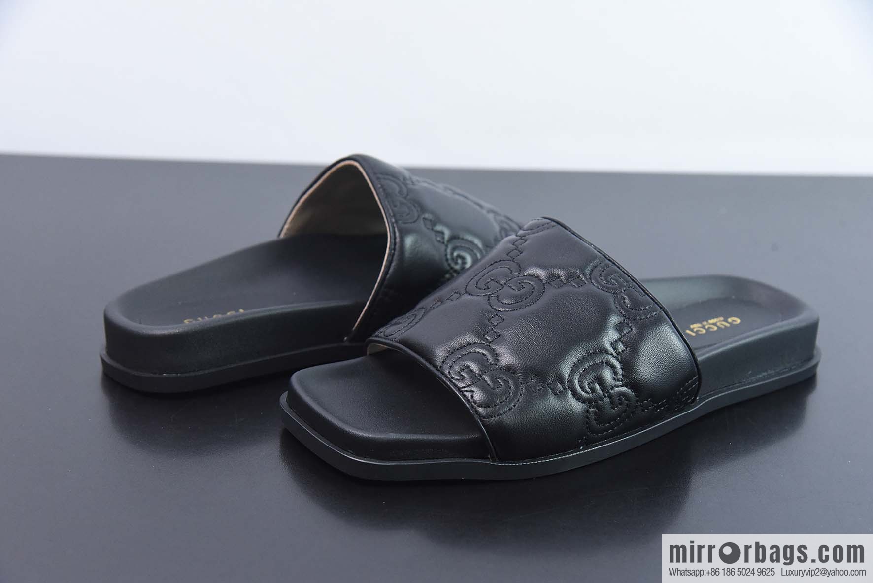 Gucci Gucci imported mixed sheepskin spring and summer sandals series