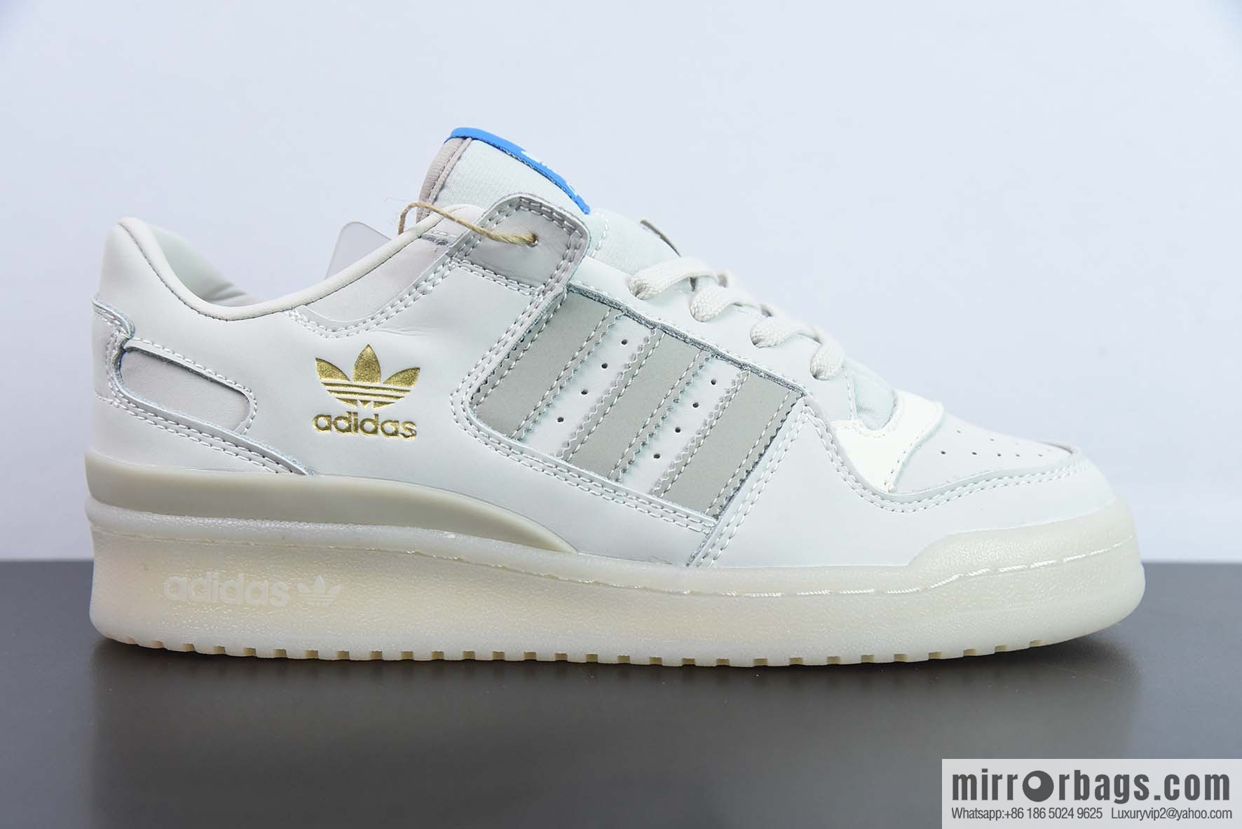 Adi 84 gray blue label adidas Forum 84 Low adidas classic Vintage sneakers, item number: HQ1506