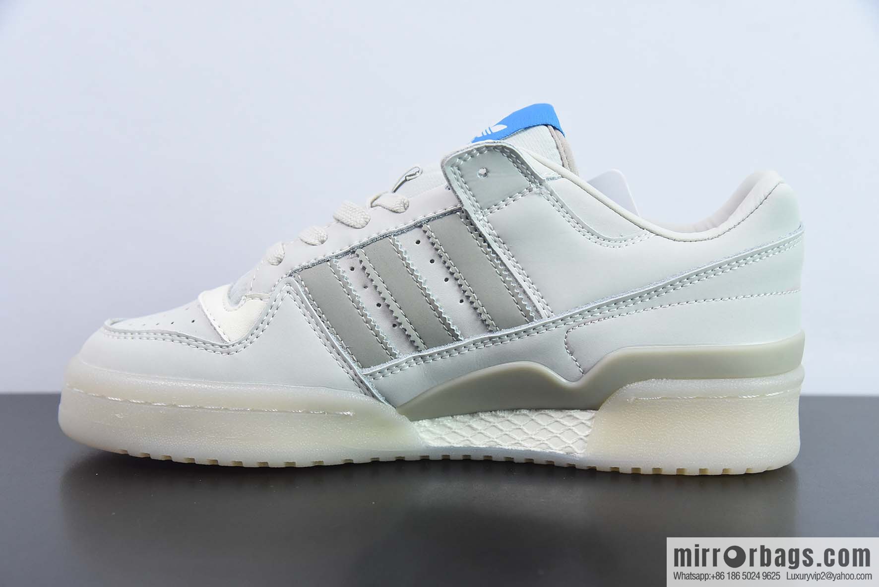 Adi 84 gray blue label adidas Forum 84 Low adidas classic Vintage sneakers, item number: HQ1506