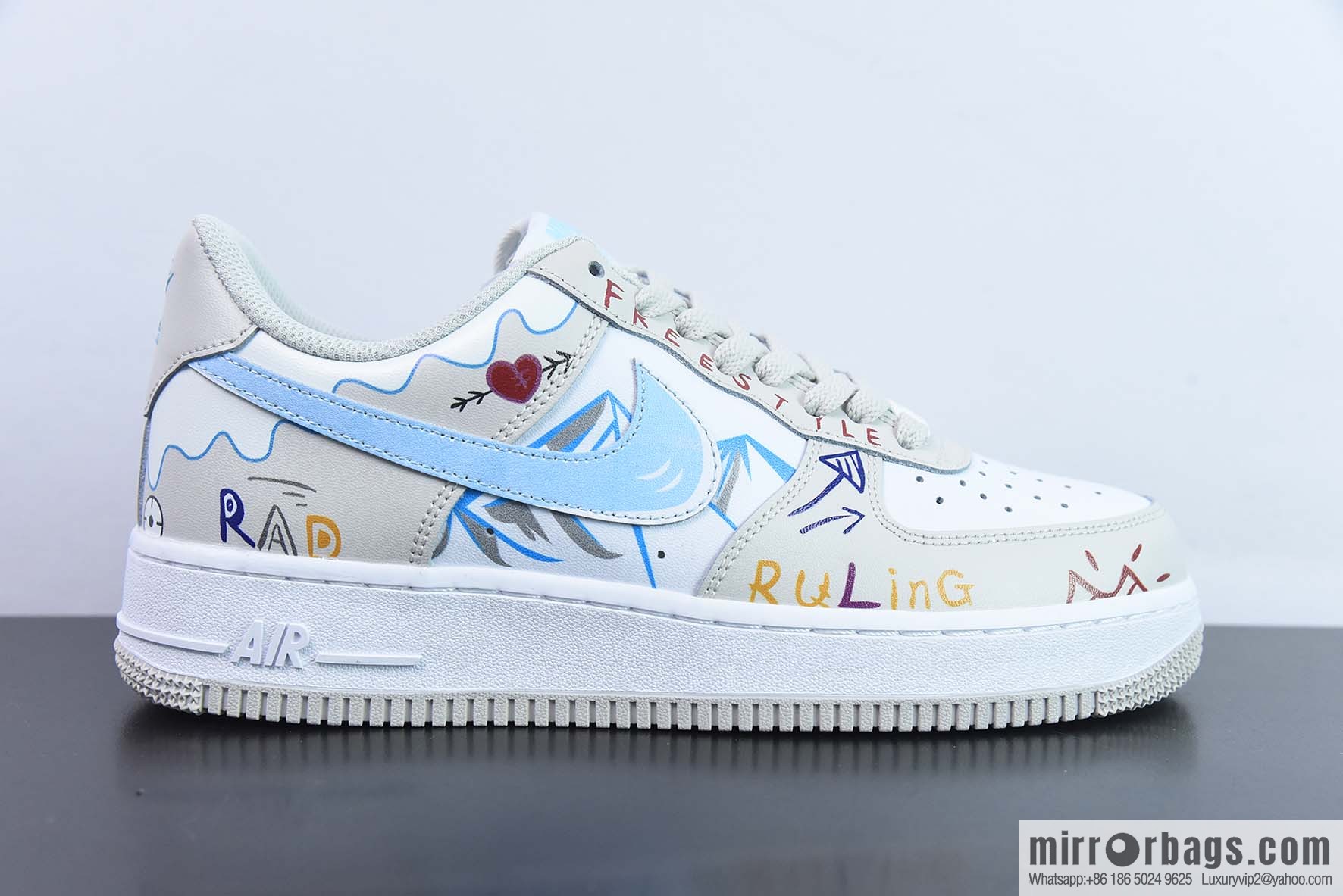Nike Air Force 1 Low '07 Snow Mountain color scheme Air Force No. 1 low-top casual board shoes, item number: CW2288-219