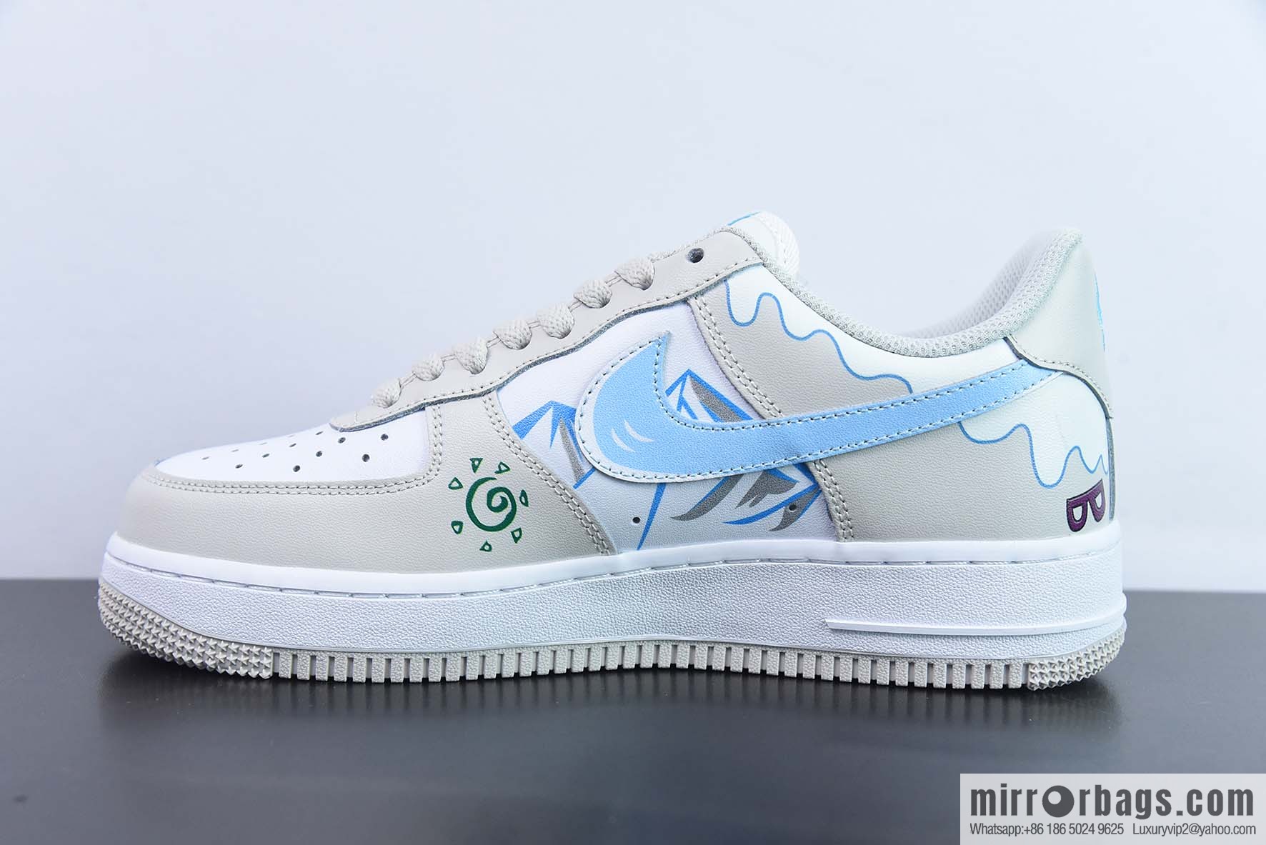 Nike Air Force 1 Low '07 Snow Mountain color scheme Air Force No. 1 low-top casual board shoes, item number: CW2288-219