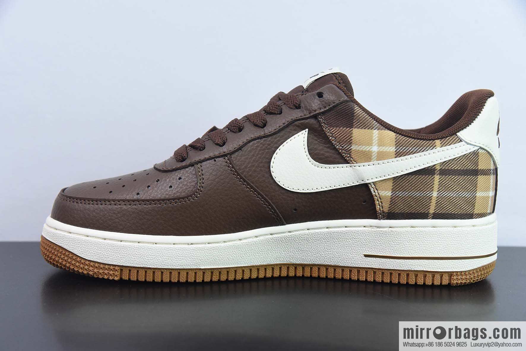 Nk Air Force 1 '07 Low plaid cloth, American Vintage Air Force One low-top casual sneakers, item number: DV0791-200