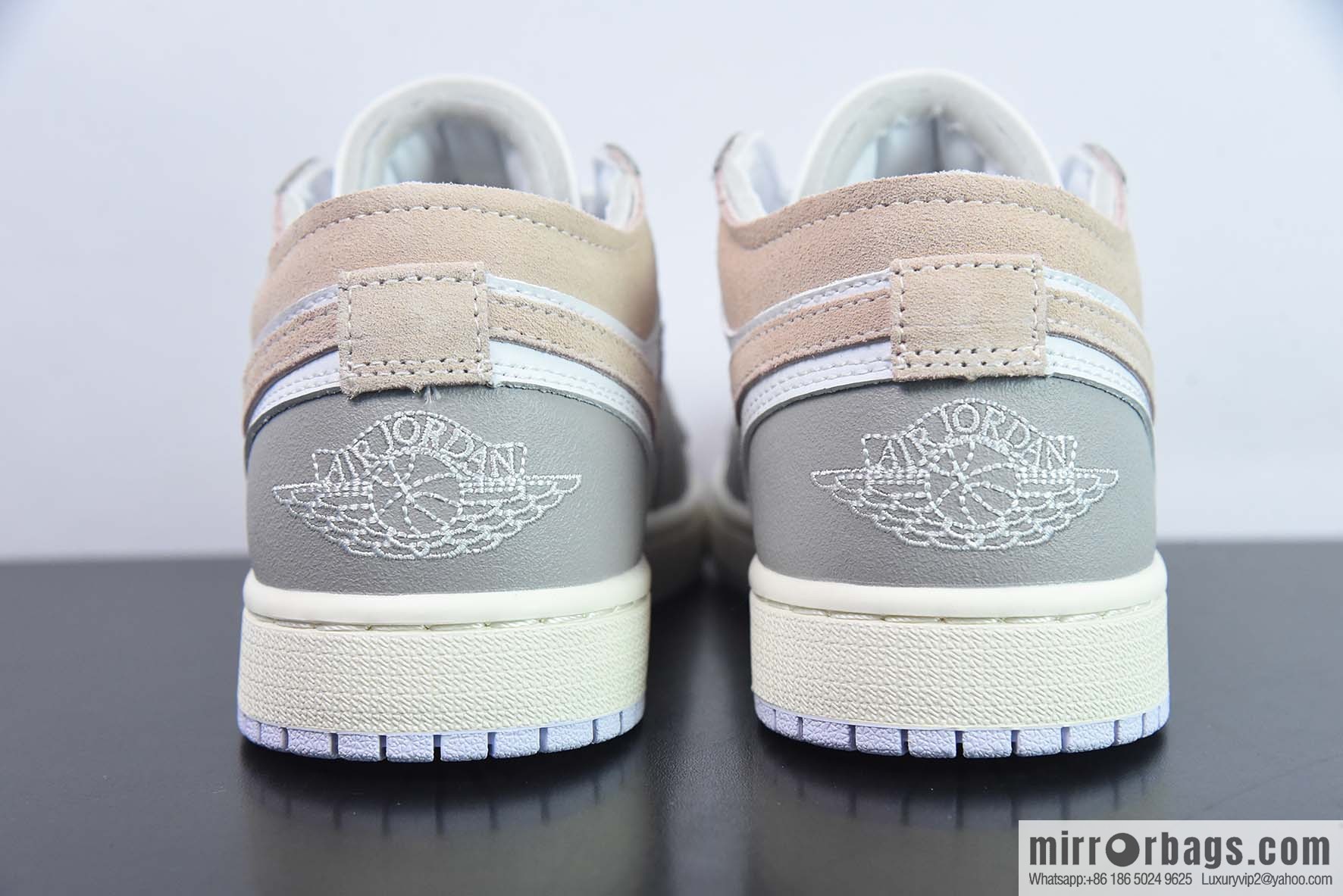 NK Air Jordan 1 Low OG EX Deconstruction White Grey Yellow Low Top Sneakers Part Number: DN1635-002