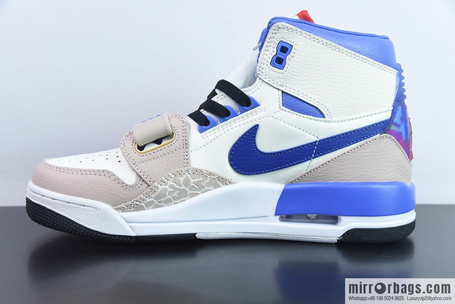NK Air Jordan Legacy AJ312 top quality velcro three-in-one board shoes, burst pattern, item number: FD4332-141
