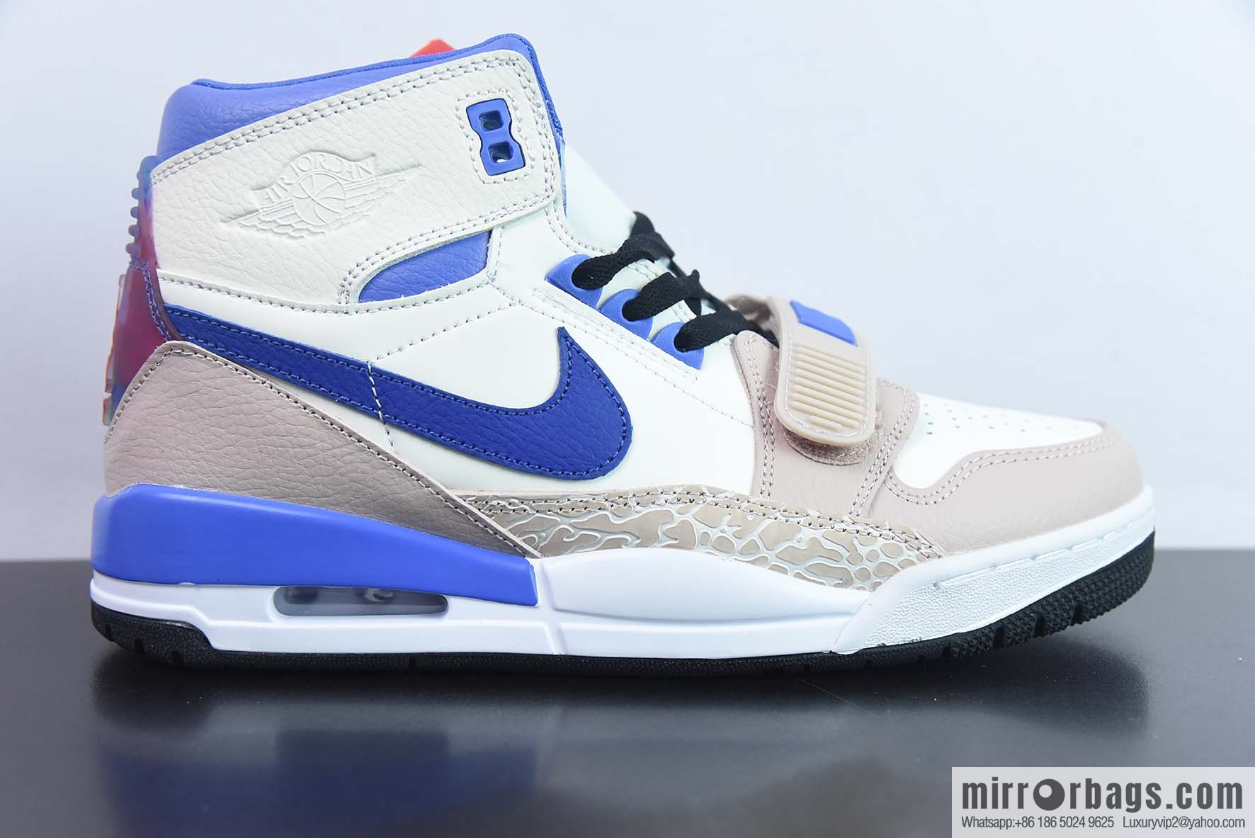 NK Air Jordan Legacy AJ312 top quality velcro three-in-one board shoes, burst pattern, item number: FD4332-141