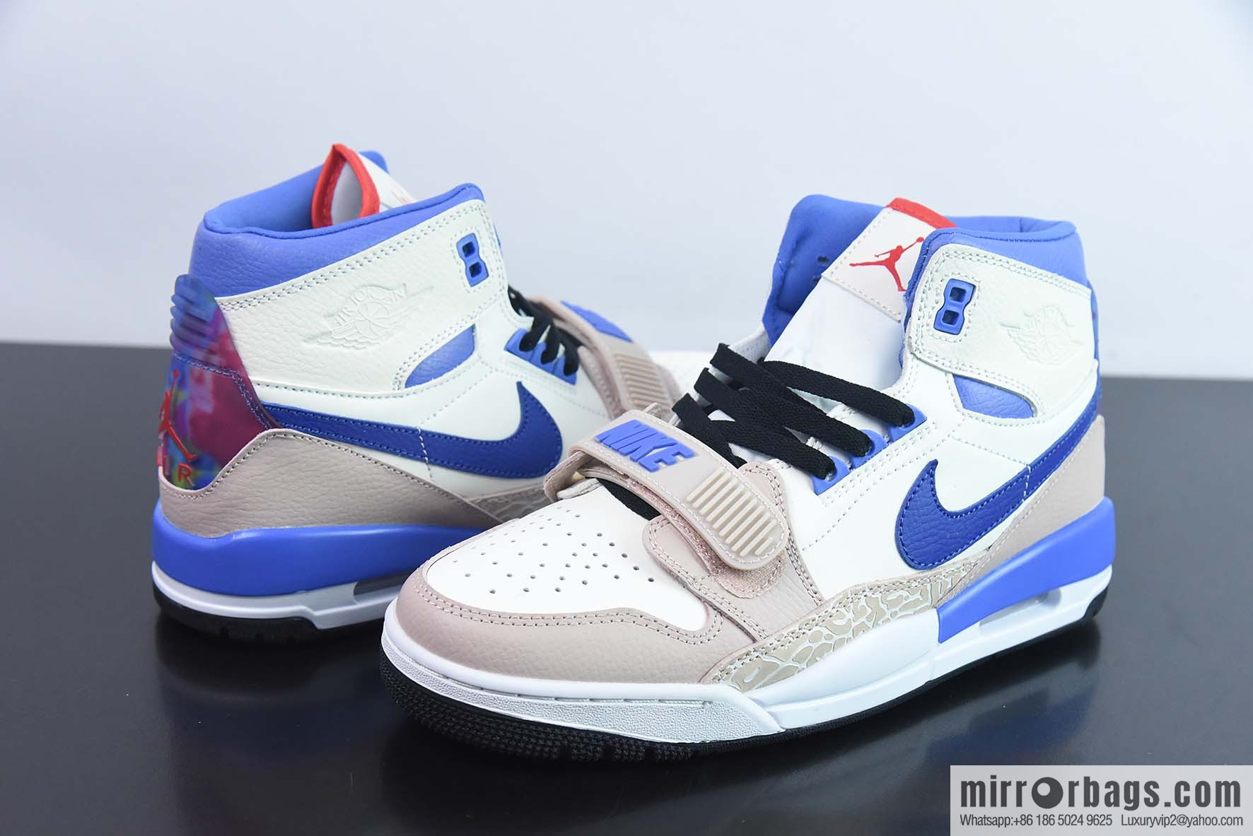 NK Air Jordan Legacy AJ312 top quality velcro three-in-one board shoes, burst pattern, item number: FD4332-141