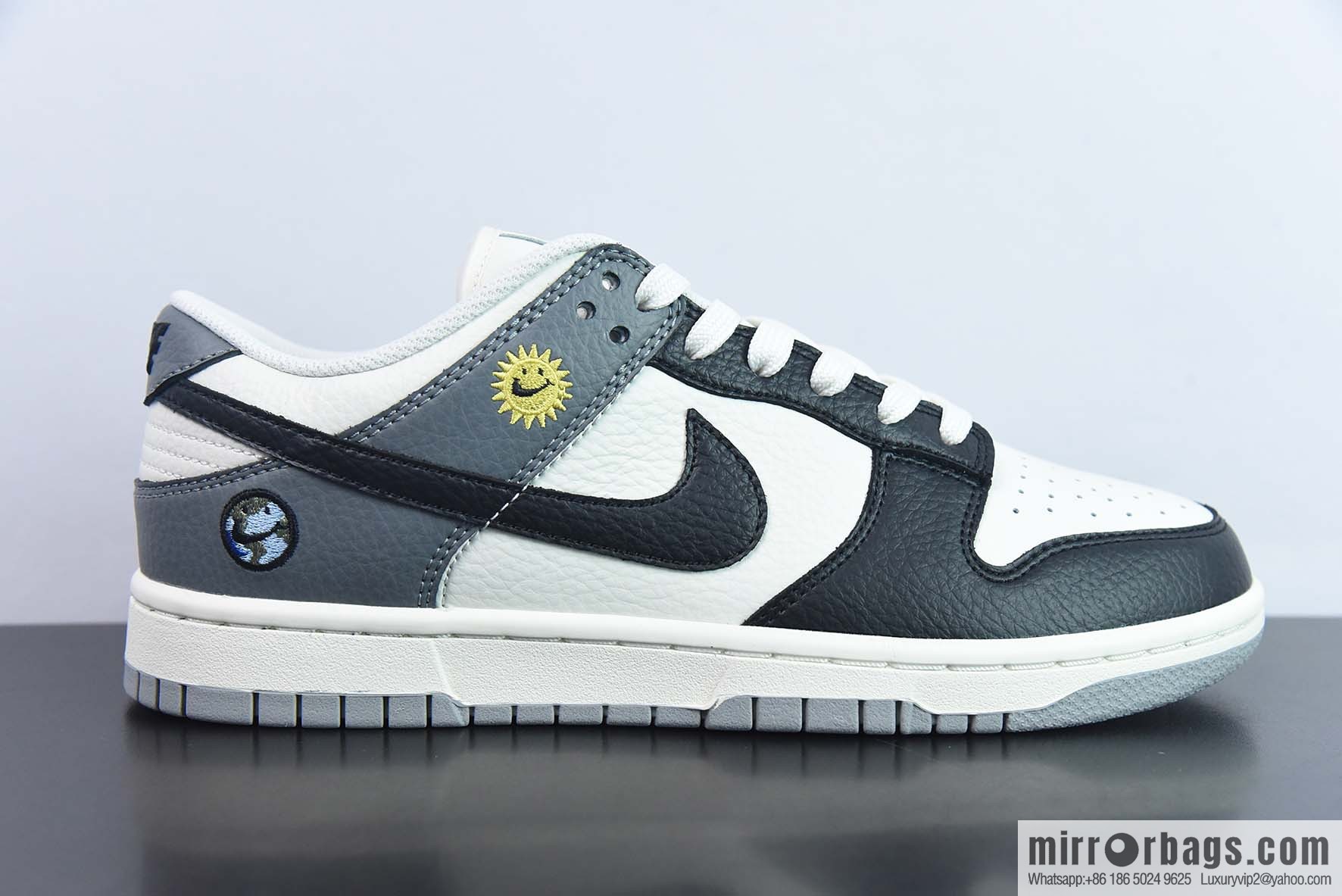 NK SB Dunk Low SB earth, sun, blue sky and white clouds, low-top casual board shoes, item number: BB1609-113
