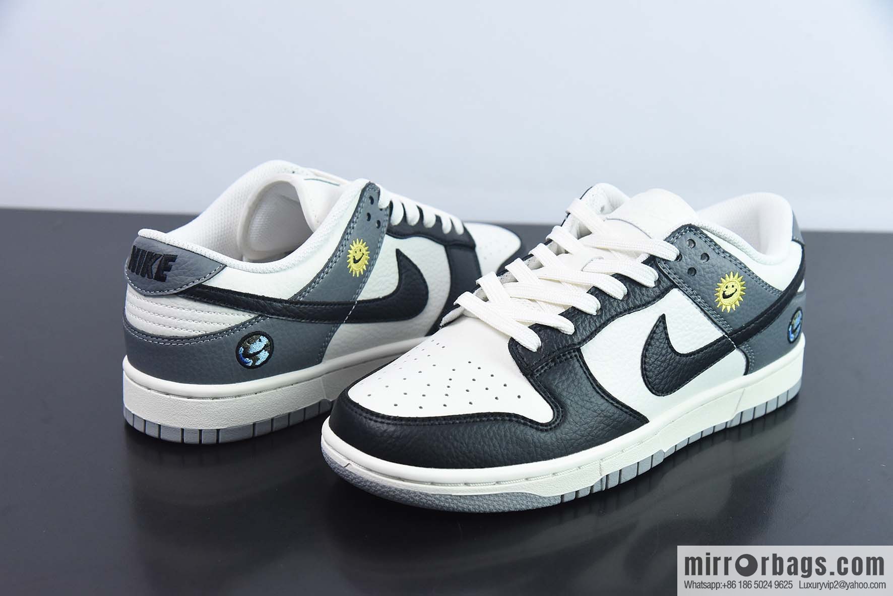 NK SB Dunk Low SB earth, sun, blue sky and white clouds, low-top casual board shoes, item number: BB1609-113