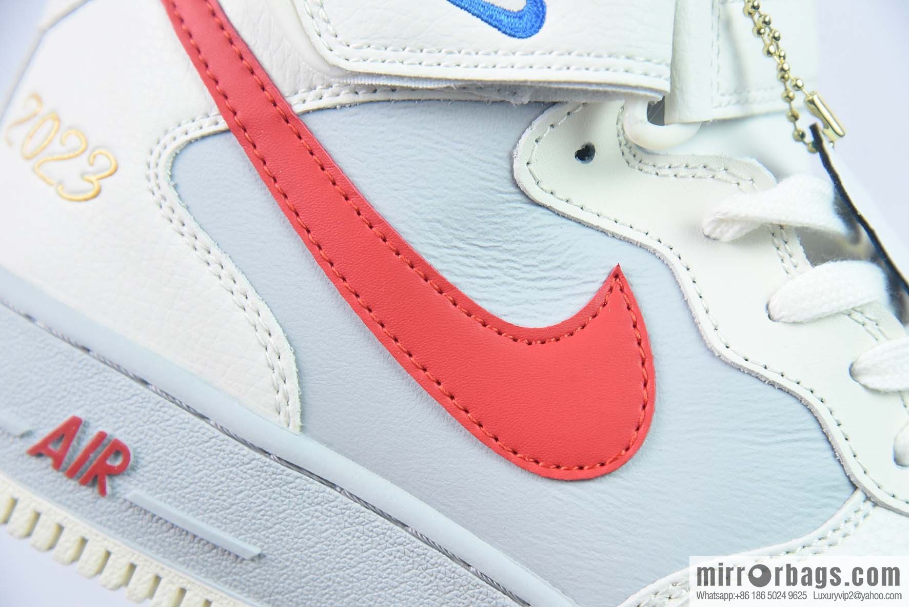 Nike Air Force 1 AF1 Air Force One/Zhongbang, beige gray red, white rabbit toffee, item number: CW0088-928