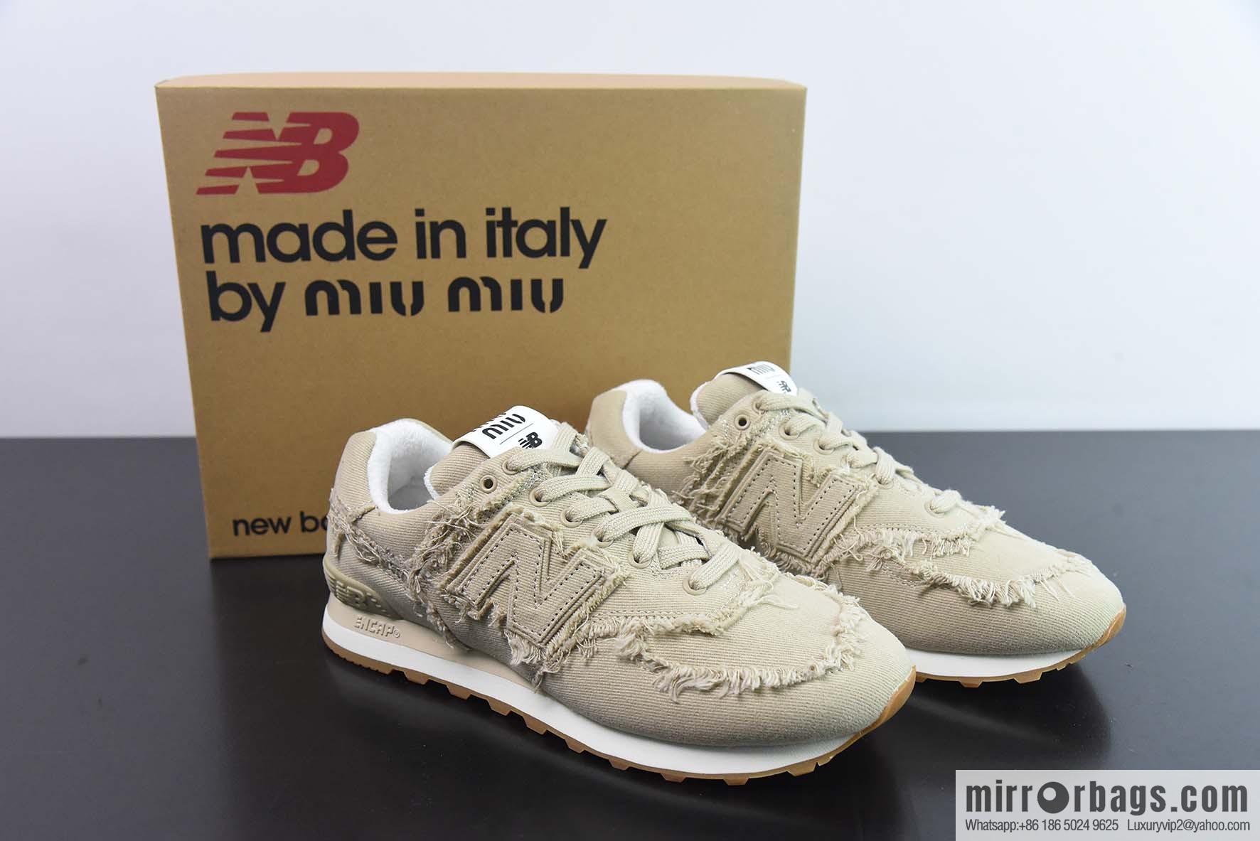 MIU MIU x NB 574 popular joint women's sneakers