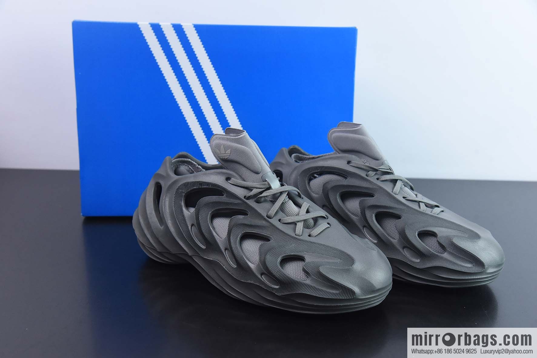 Adi, hole shoes, sandals cut-out AD originals adiFOM Q trend sports and leisure shoes, item number: IE7448