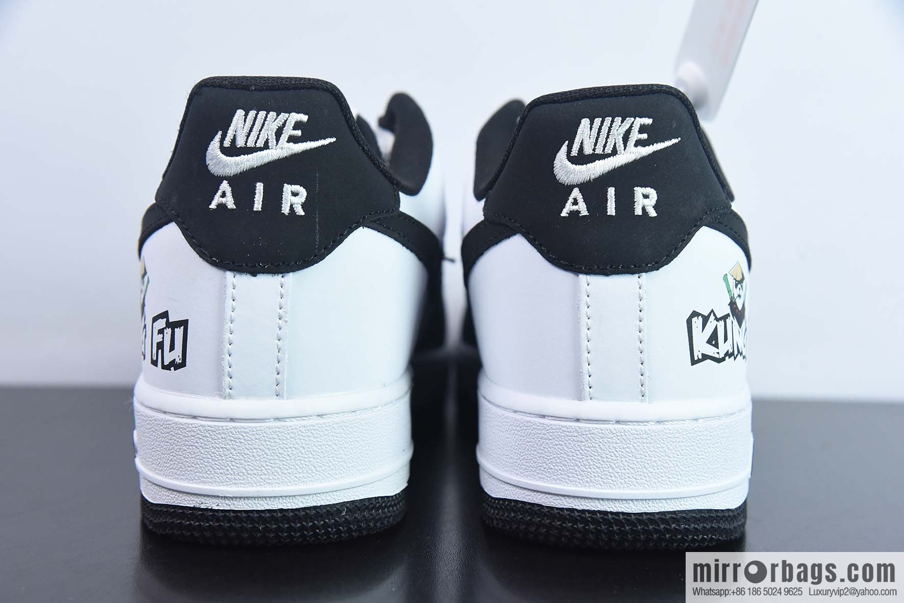 Nike Air Force 1 AF1 Air Force One/low-top, black and white, Tai Chi, item number: BS9055-701