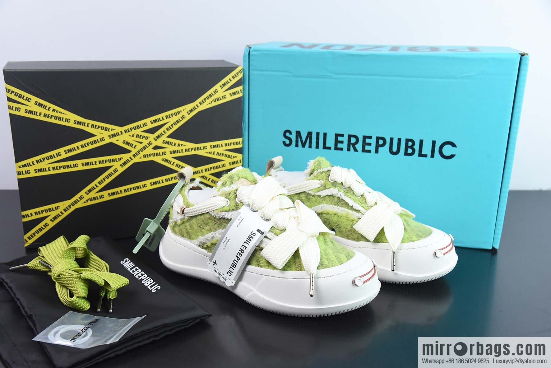 SMILEREPUBLIC Canvas Sneakers Low muffin thick bottom heightened low top anti-lace beggar wind canvas sneakers