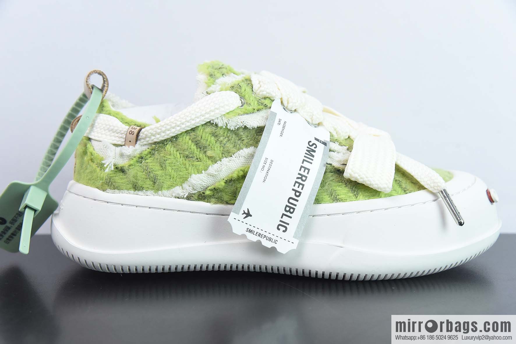 SMILEREPUBLIC Canvas Sneakers Low muffin thick bottom heightened low top anti-lace beggar wind canvas sneakers
