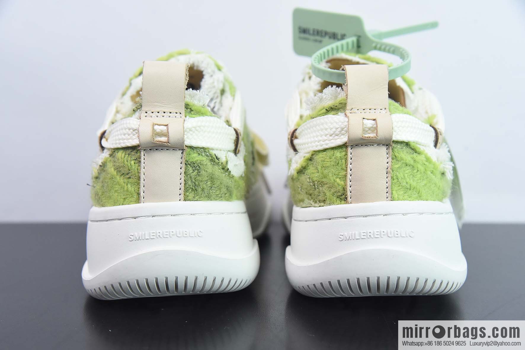 SMILEREPUBLIC Canvas Sneakers Low muffin thick bottom heightened low top anti-lace beggar wind canvas sneakers