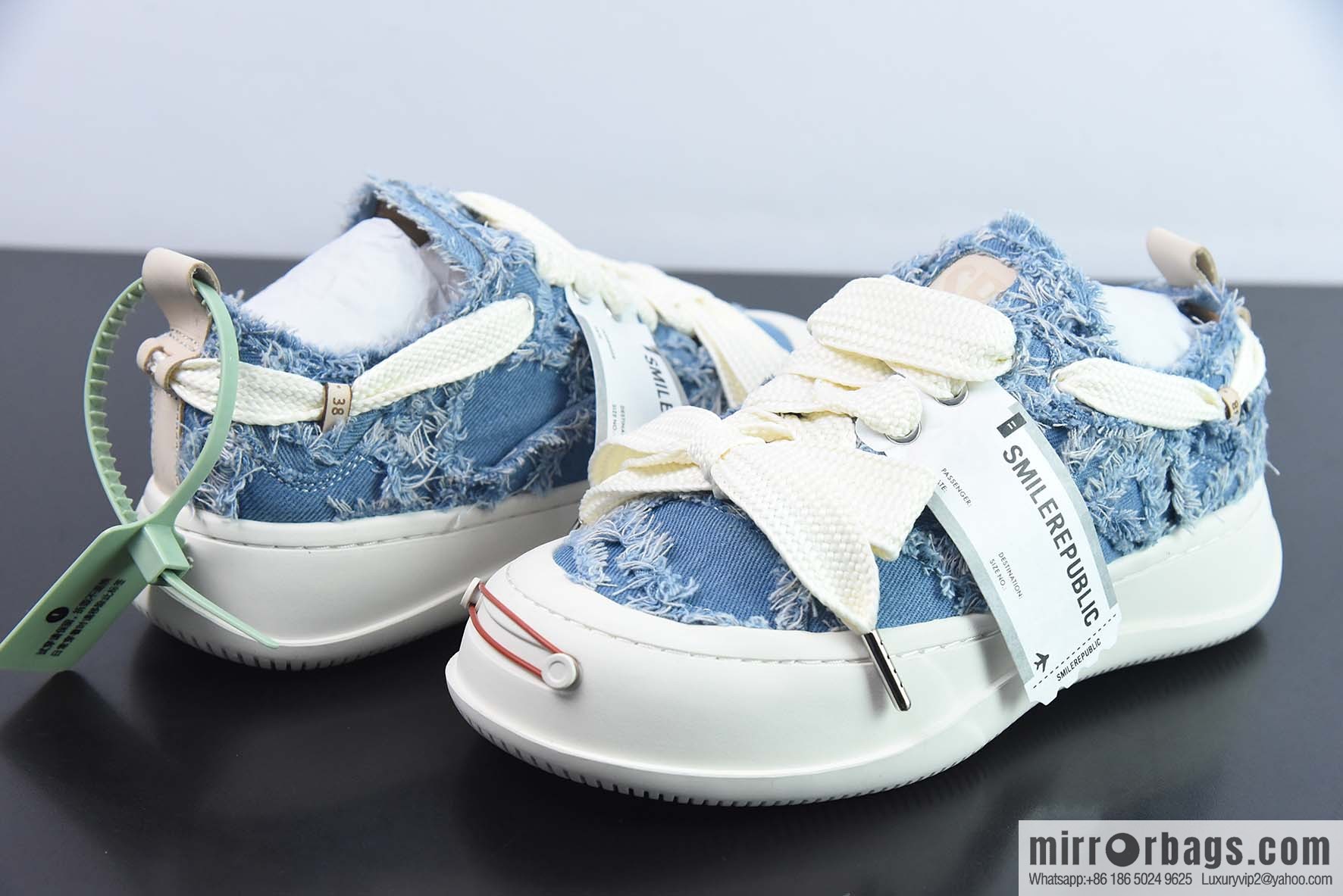 SMILEREPUBLIC Canvas Sneakers Low muffin thick bottom heightened low top anti-lace beggar wind canvas sneakers