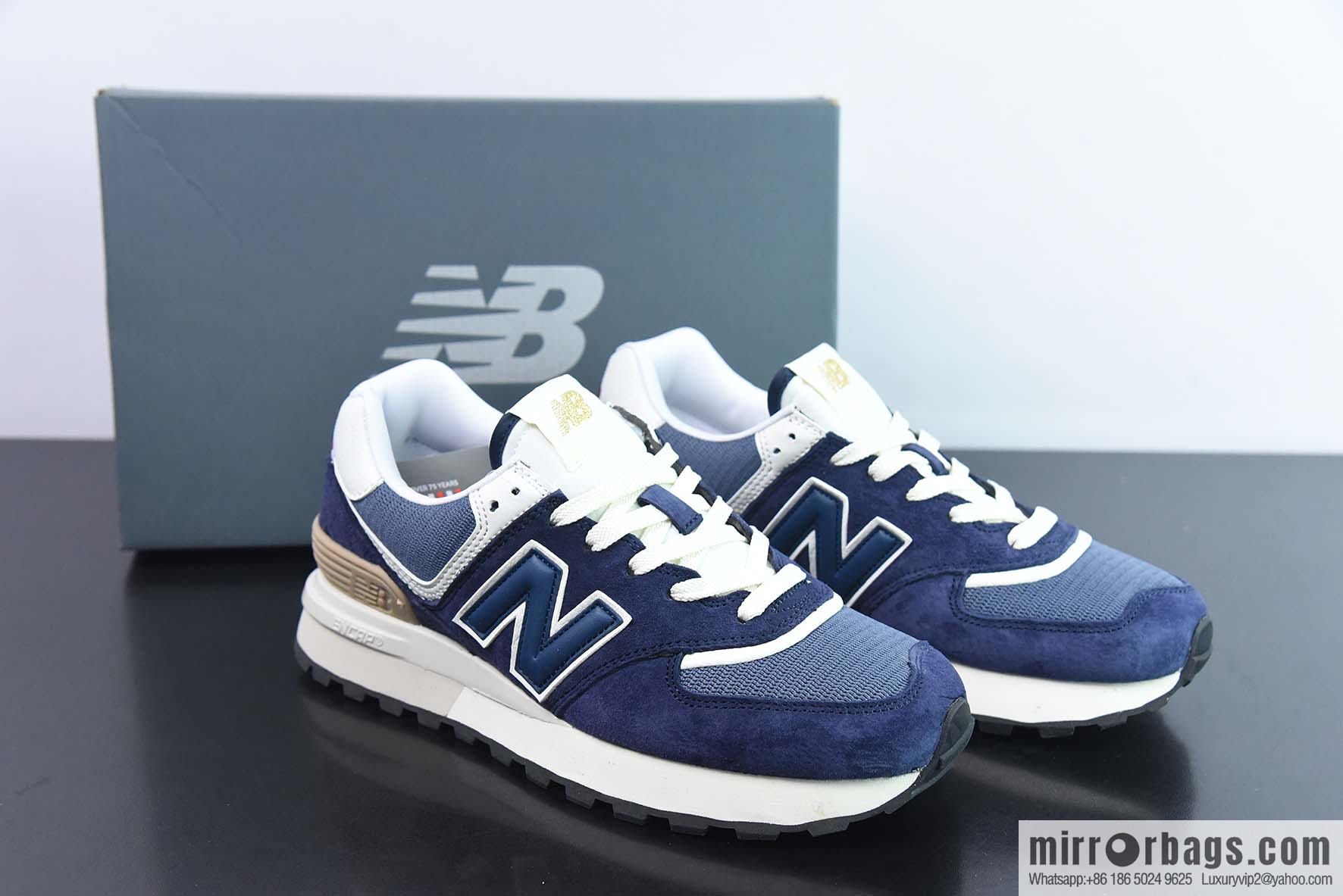 New Balance New Balance 574 Vintage sports and leisure running shoes, item number: U574LGBB