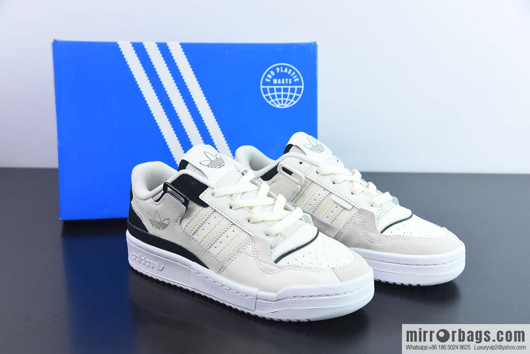 Ad Forum 84 Low popularity single item, classic Vintage basketball shoes, beige dark gray black item number: HO1914