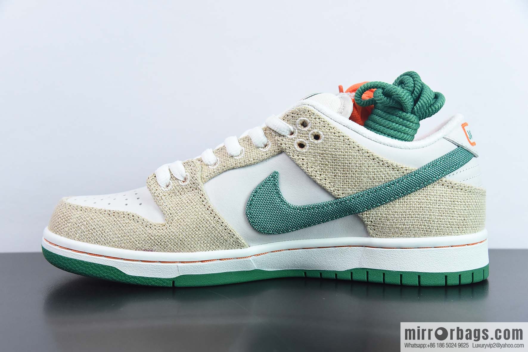 NK Dunk Low joint beige green tear music low-top sneakers item number: FD0860-001