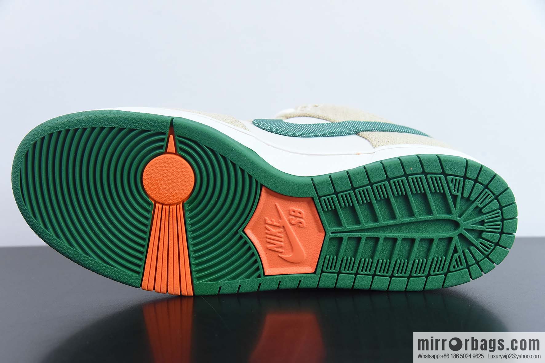 NK Dunk Low joint beige green tear music low-top sneakers item number: FD0860-001