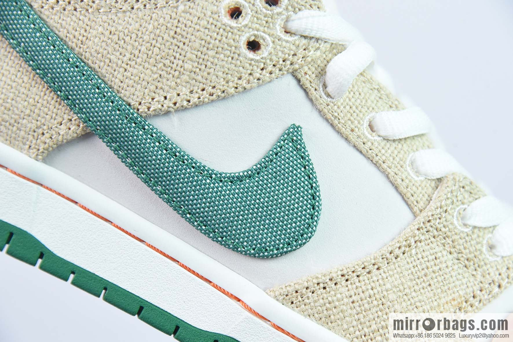 NK Dunk Low joint beige green tear music low-top sneakers item number: FD0860-001