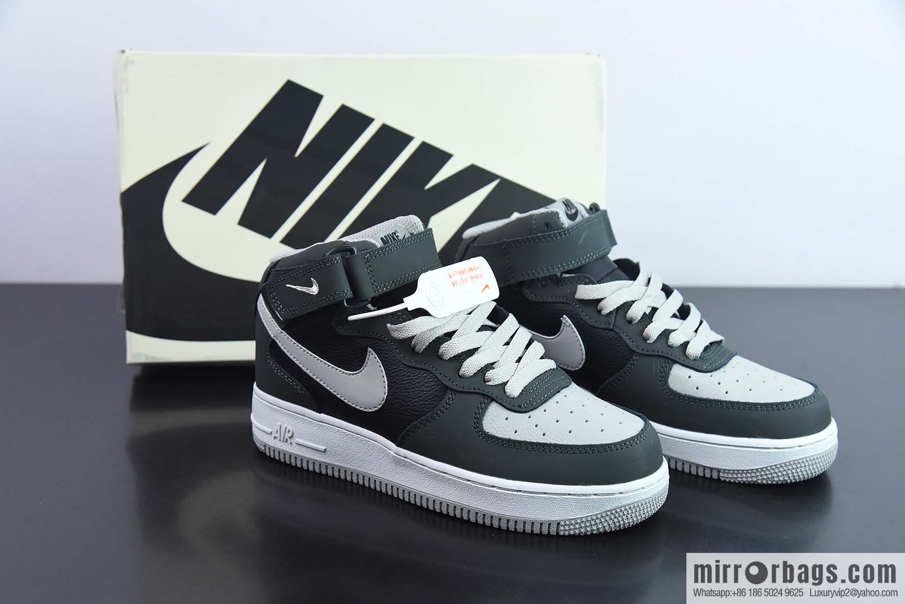 Nk Air Force 1 '07 Mid Shadow Grey, Air Force One Zhongbang Trendy Versatile Leisure Sports Board Shoes, Item Number: CW6817-067